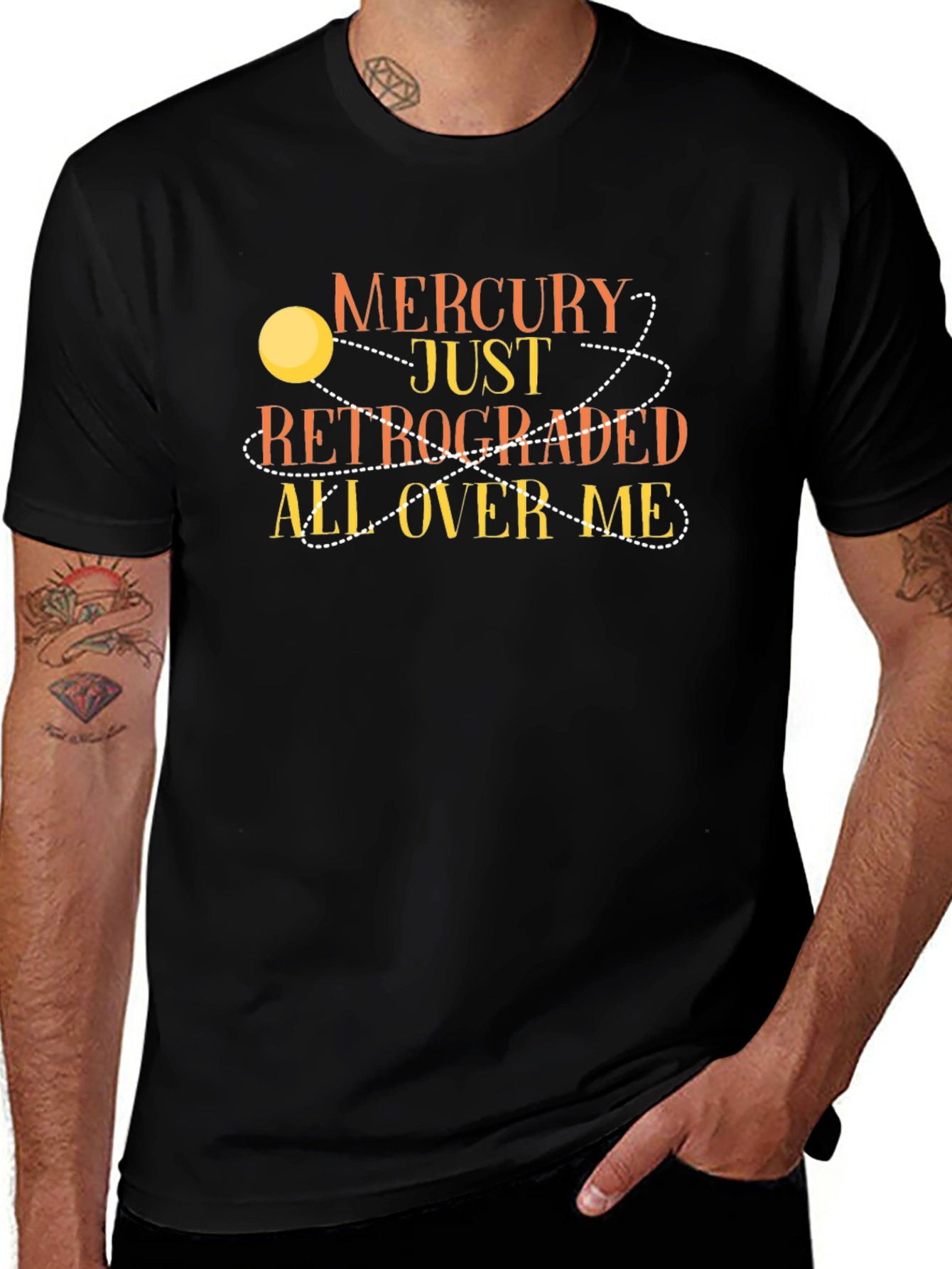 Mercury Retrograde Graphic Tee - Astrology Humor T-Shirt