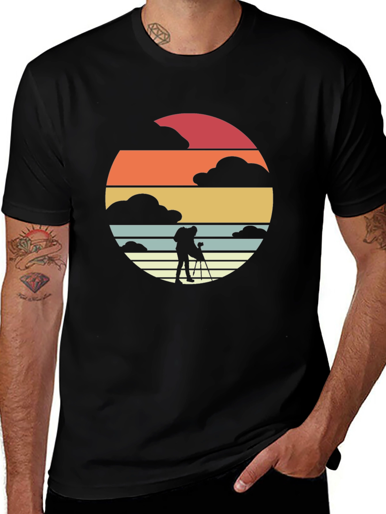 Retro Photographer Graphic Tee