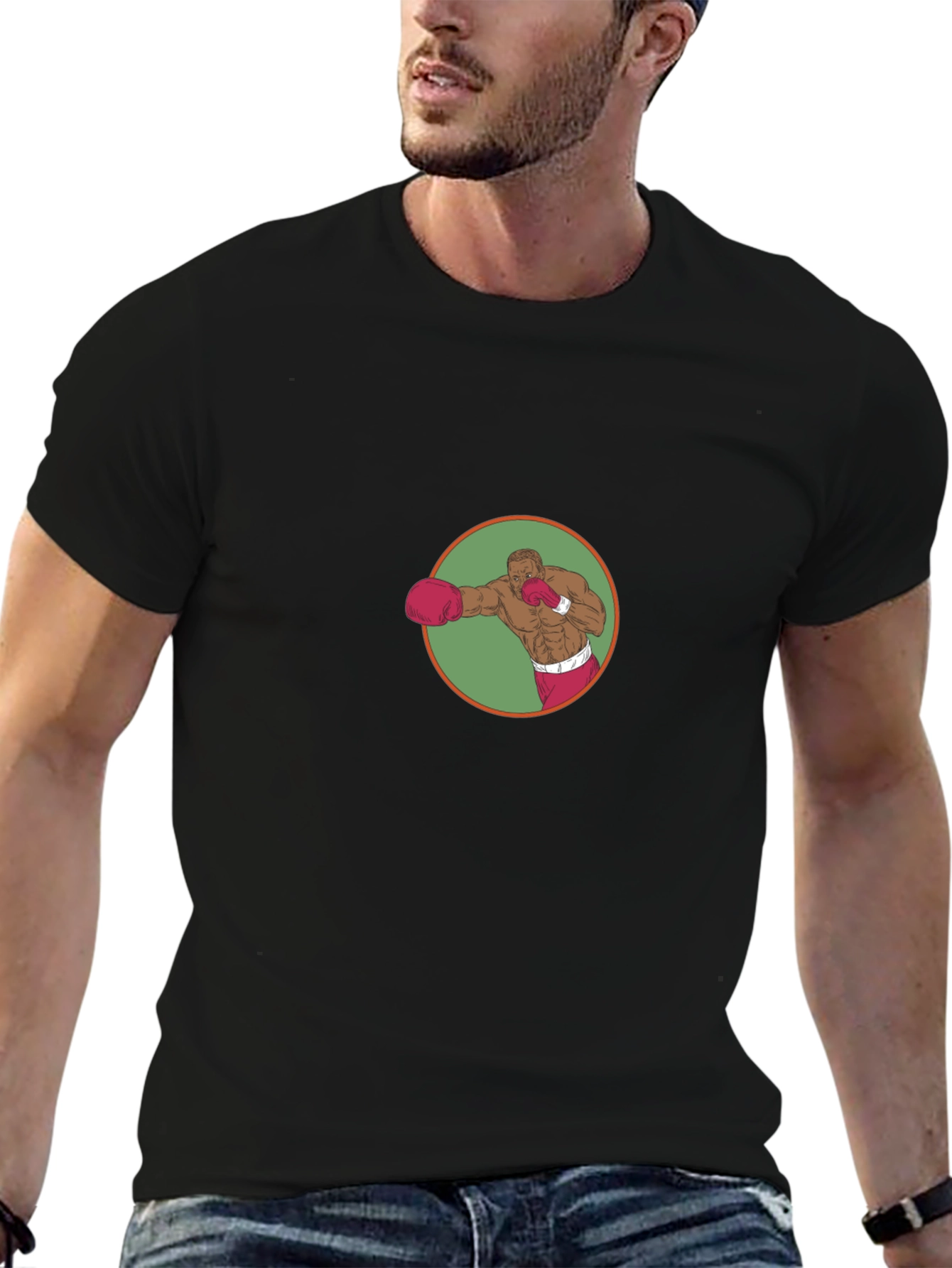 Black Boxing Champ Graphic Tee