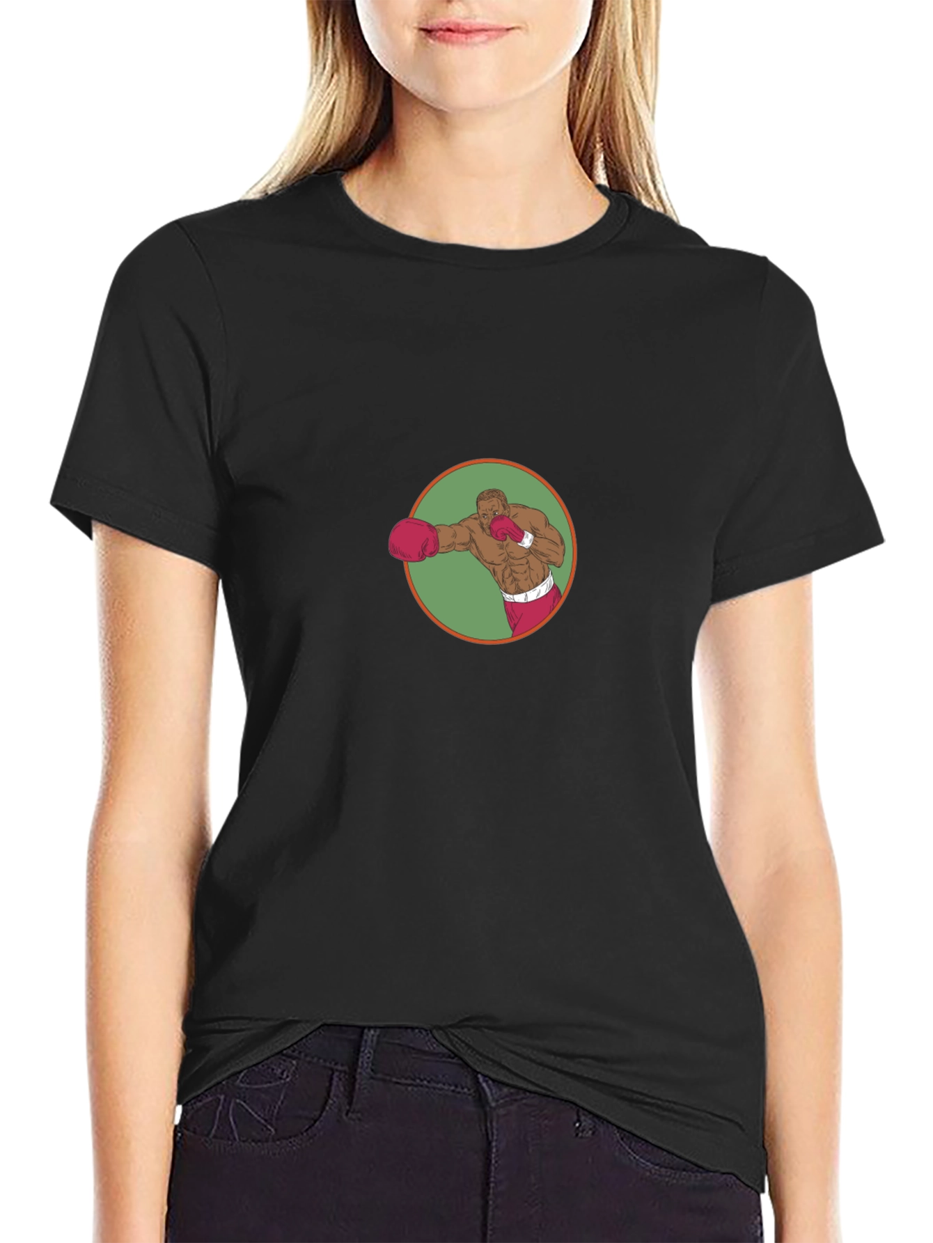 Black Boxing Champ Graphic Tee