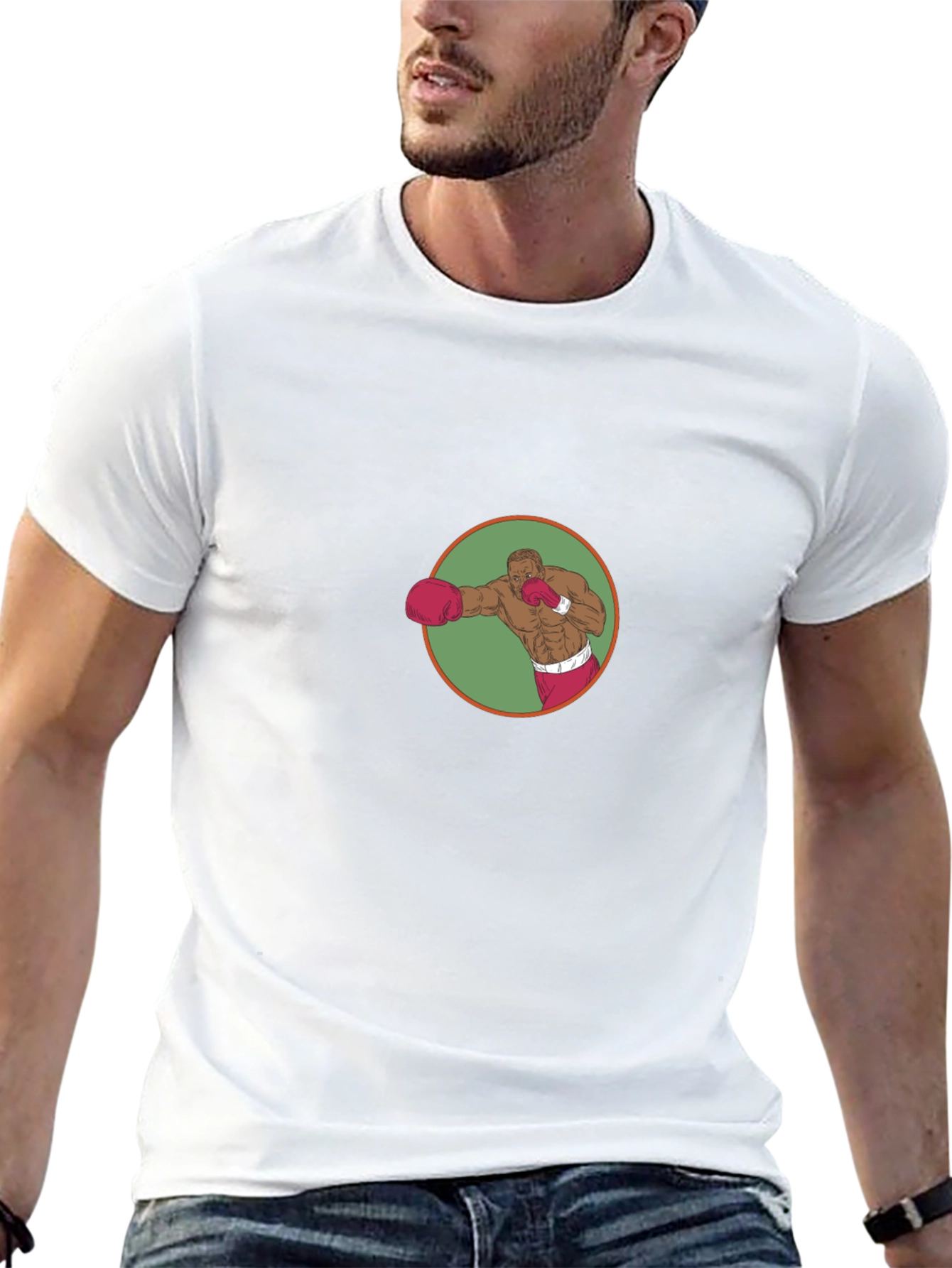 Black Boxing Champ Graphic Tee