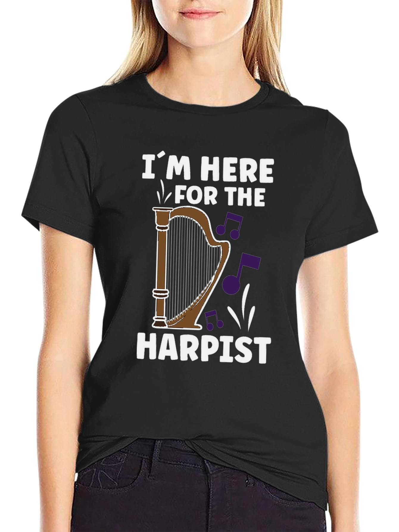 Harpist Fan T-Shirt - Music Lover Gift