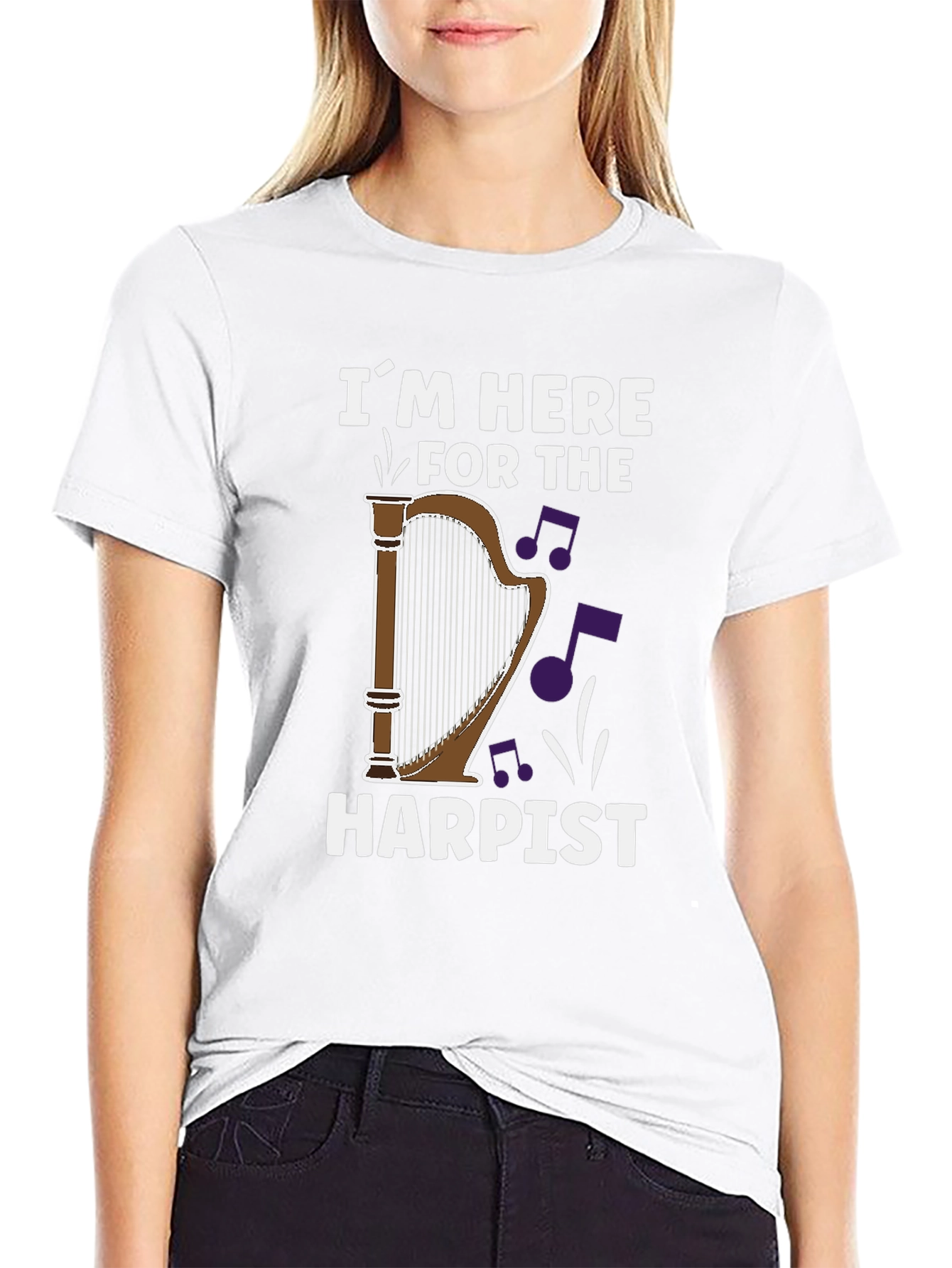 Harpist Fan T-Shirt - Music Lover Gift