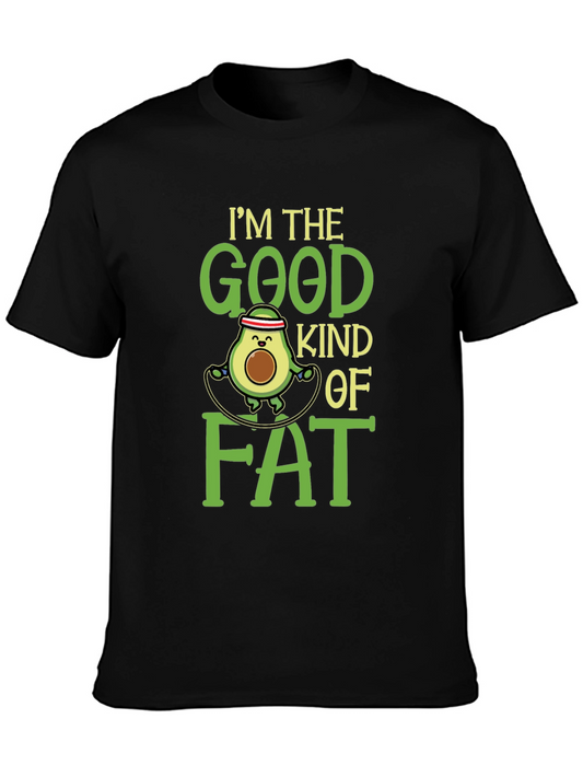 Good Kind of Fat Avocado T-Shirt - Unisex Black Tee