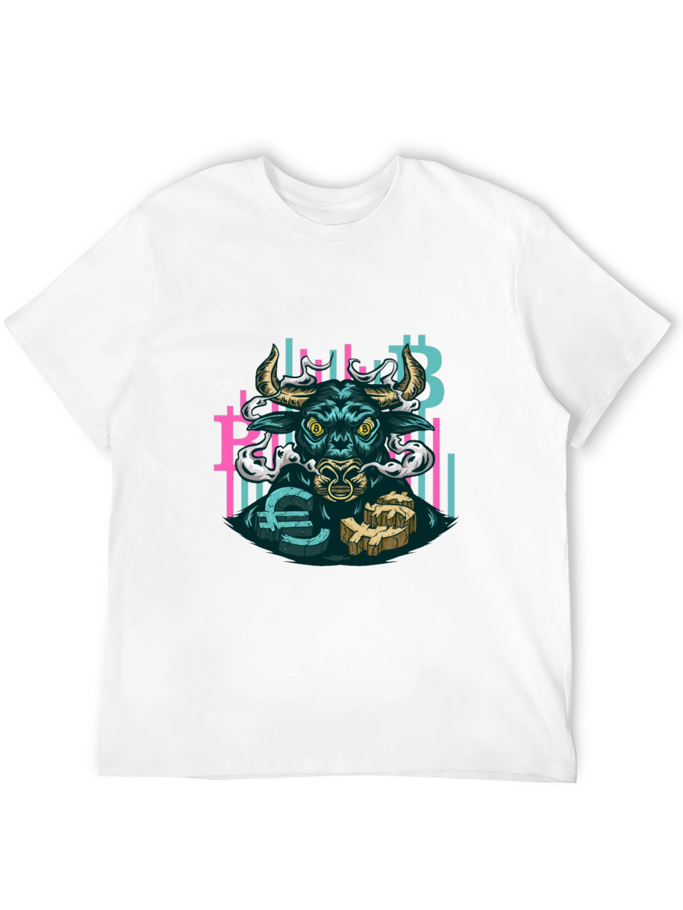 Bull Crypto T-Shirt - Bitcoin Euro Finance
