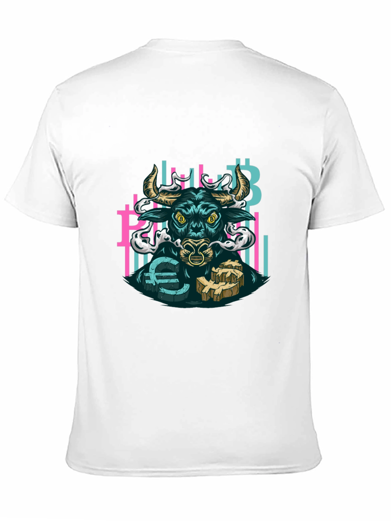 Bull Crypto T-Shirt - Bitcoin Euro Finance