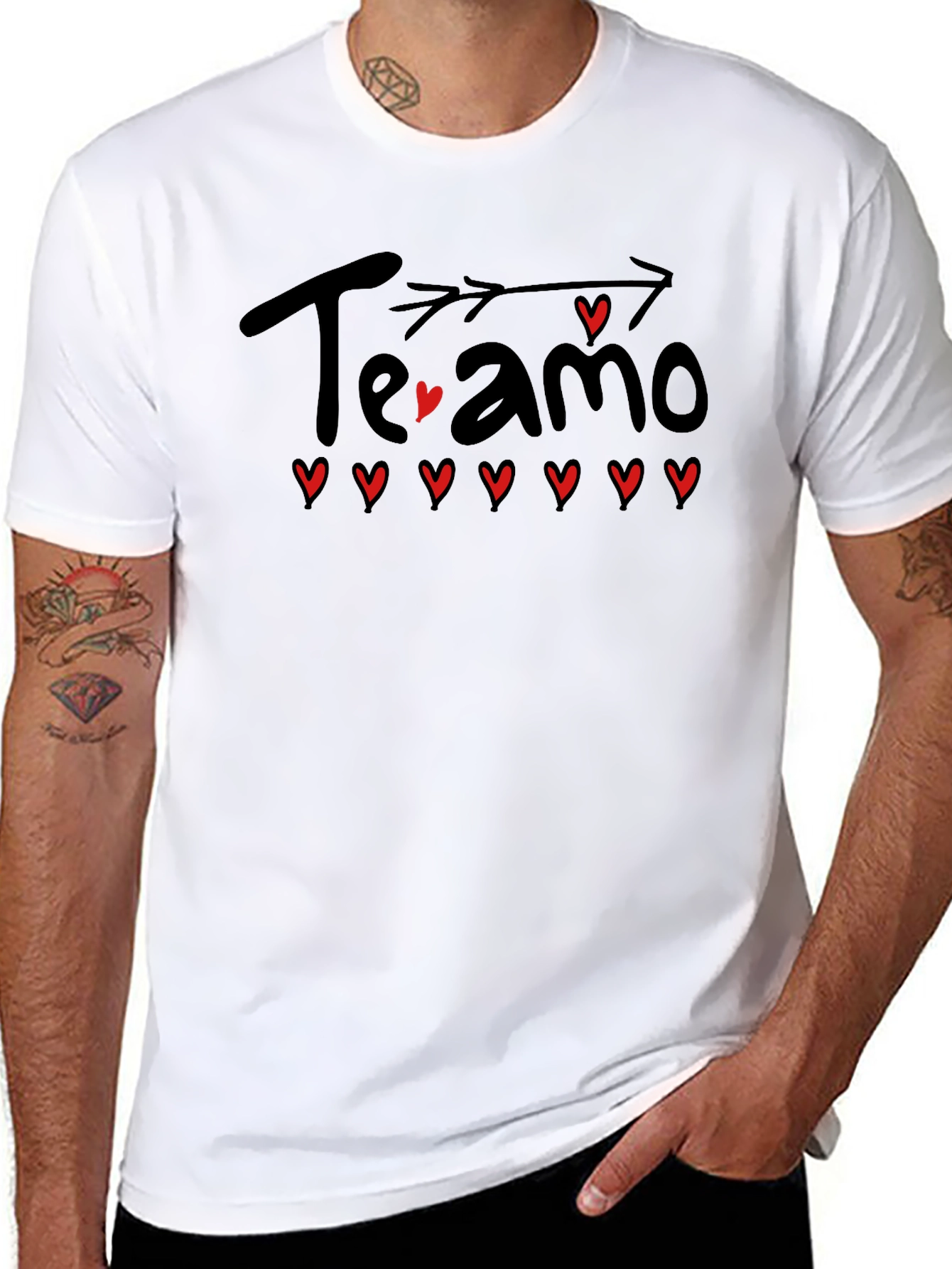 Te Amo Heart T-Shirt