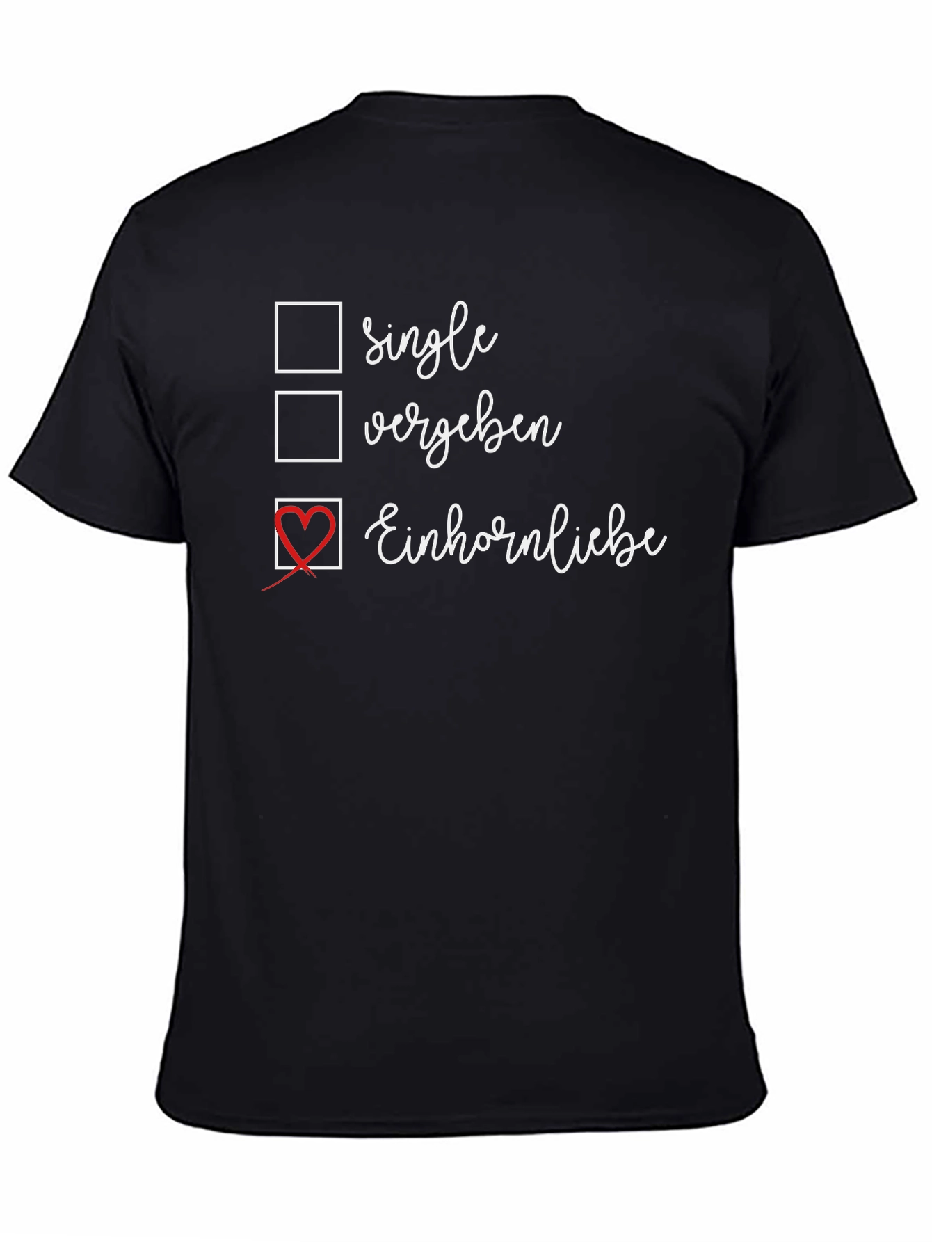 Single Vergeben Einhornliebe T-Shirt