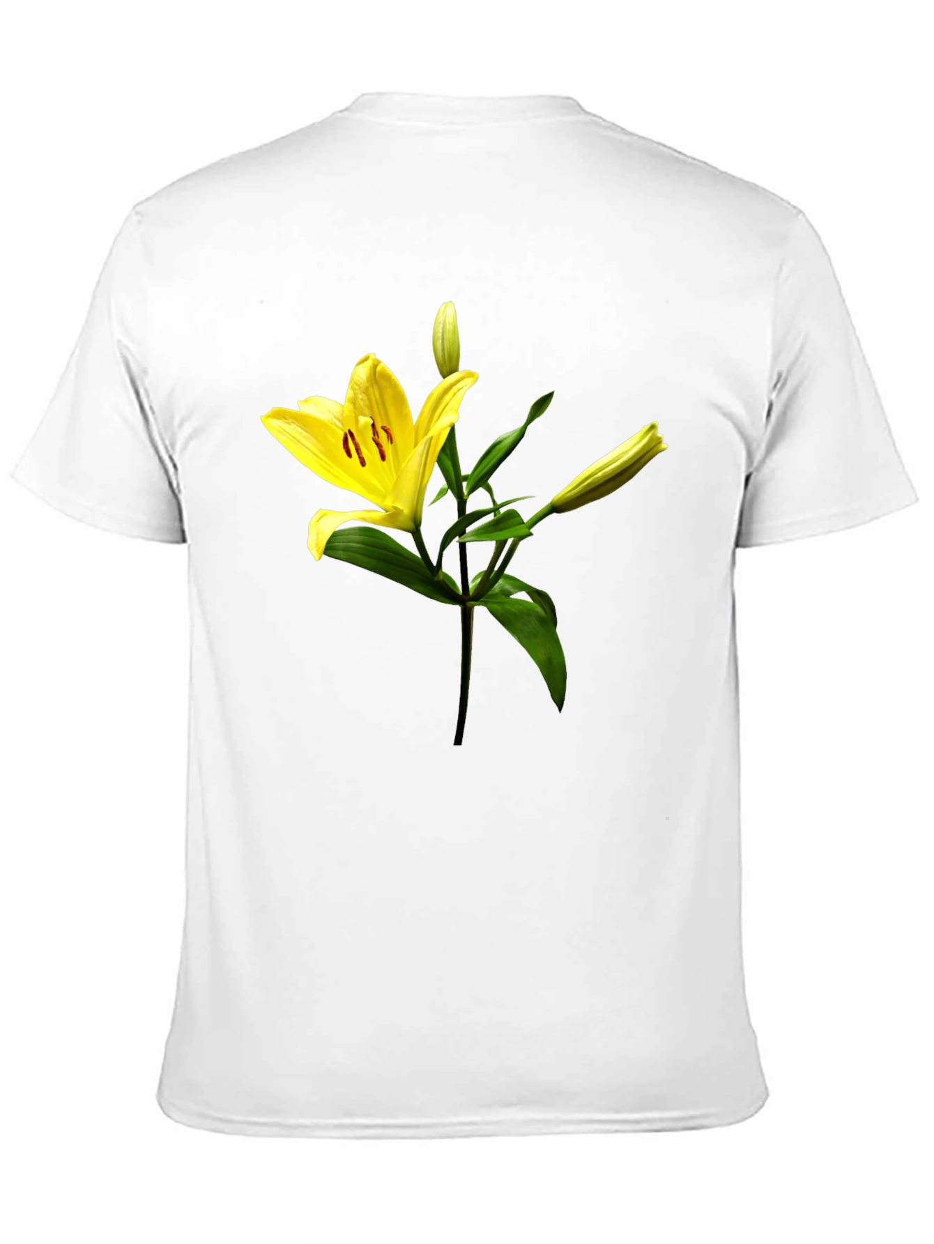 Floral Lily Graphic Print T-Shirt