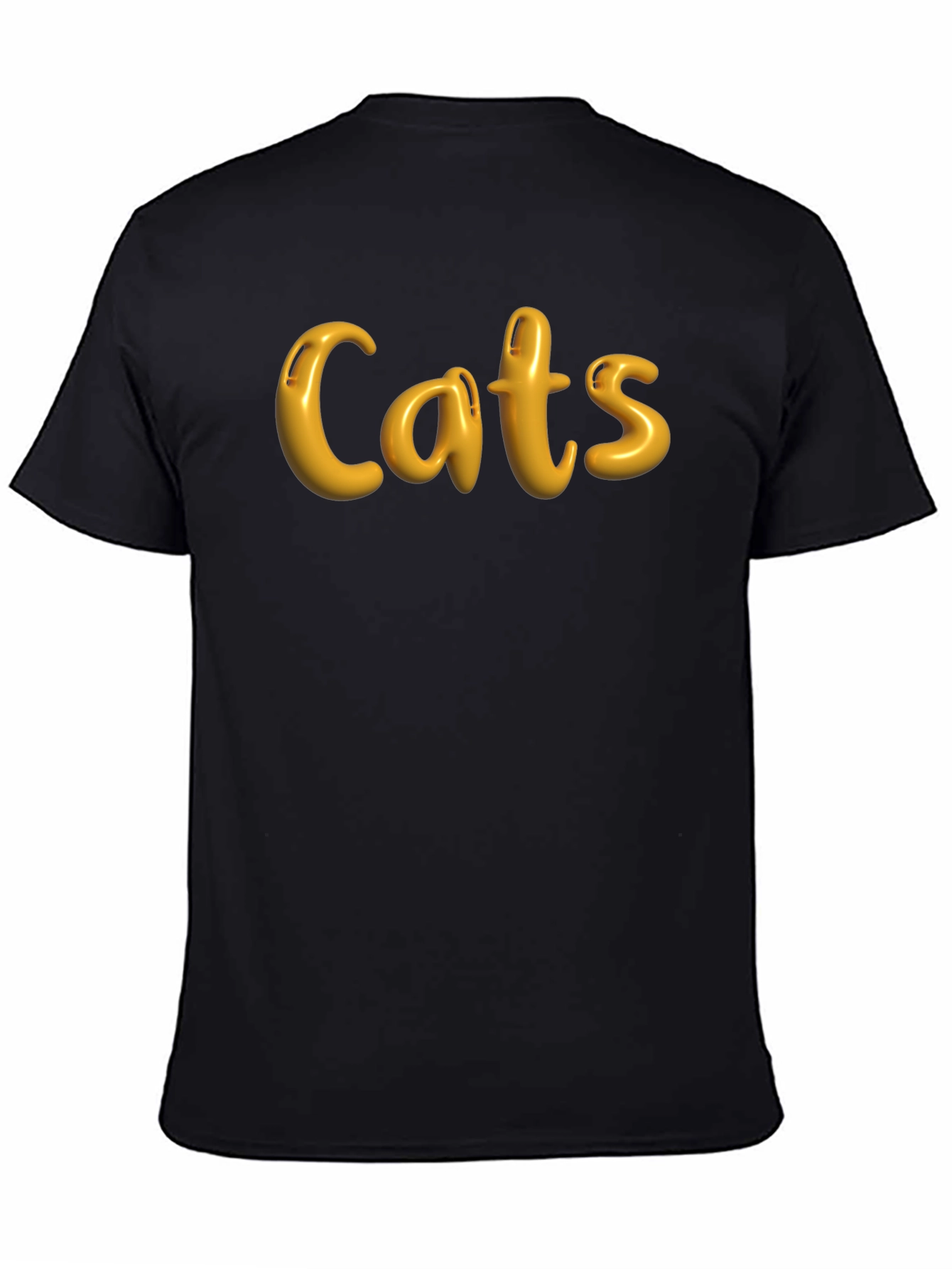 Cats Graphic T-Shirt - Classic Black Tee