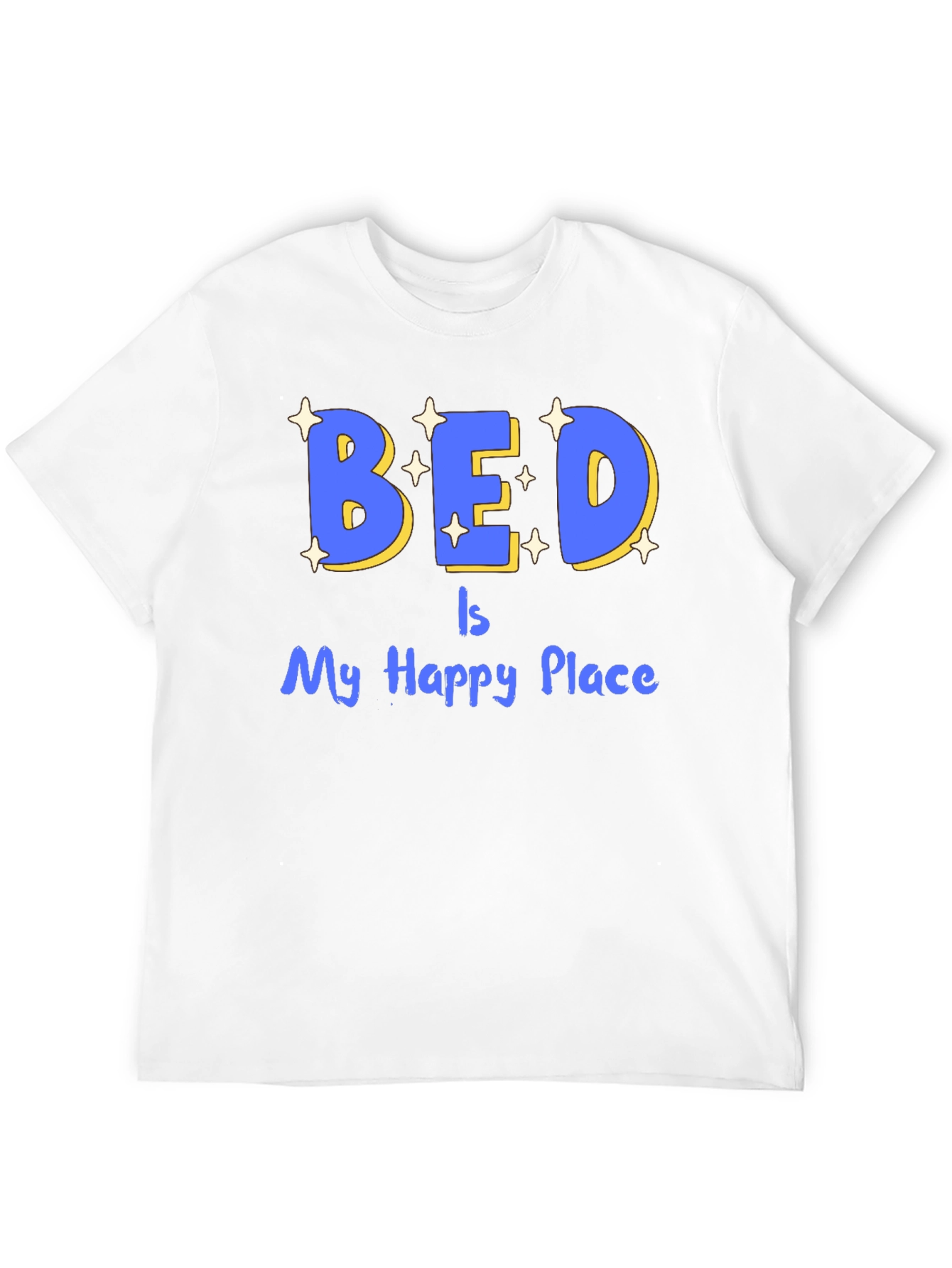 Bed Is My Happy Place Graphic Tee