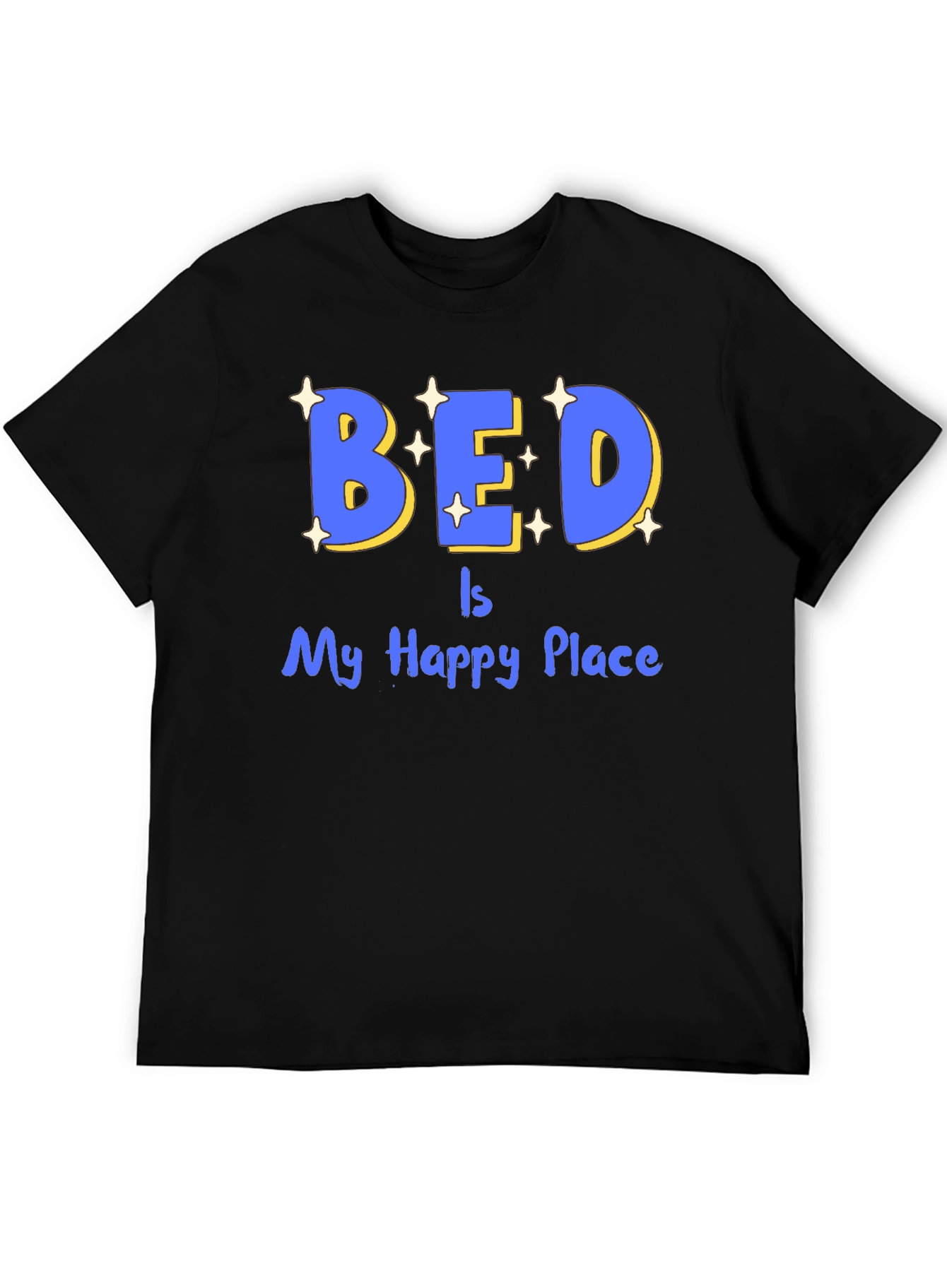 Bed Is My Happy Place Graphic Tee