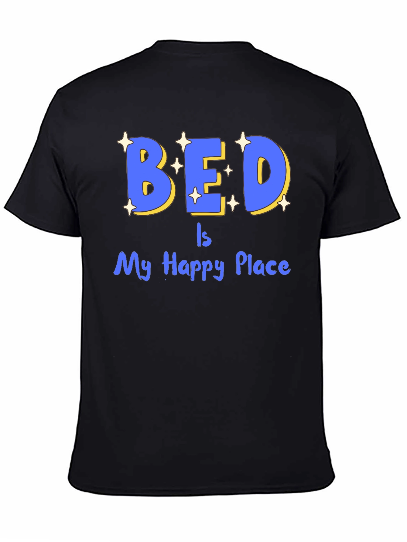 Bed Is My Happy Place Graphic Tee