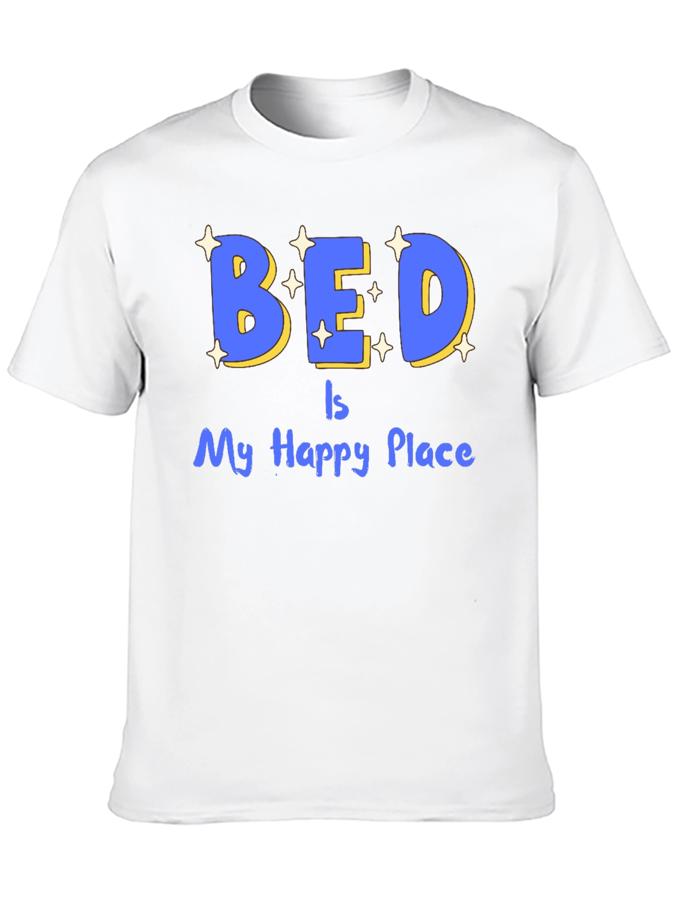 Bed Is My Happy Place Graphic Tee