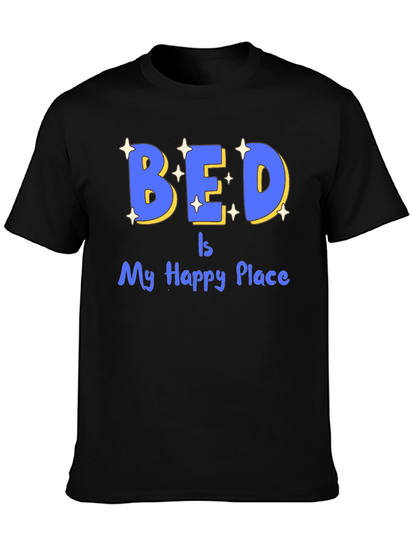 Bed Is My Happy Place Graphic Tee