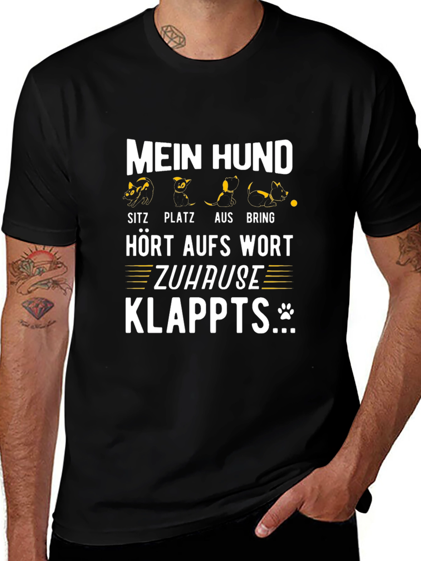Funny Dog Command T-Shirt - Mein Hund