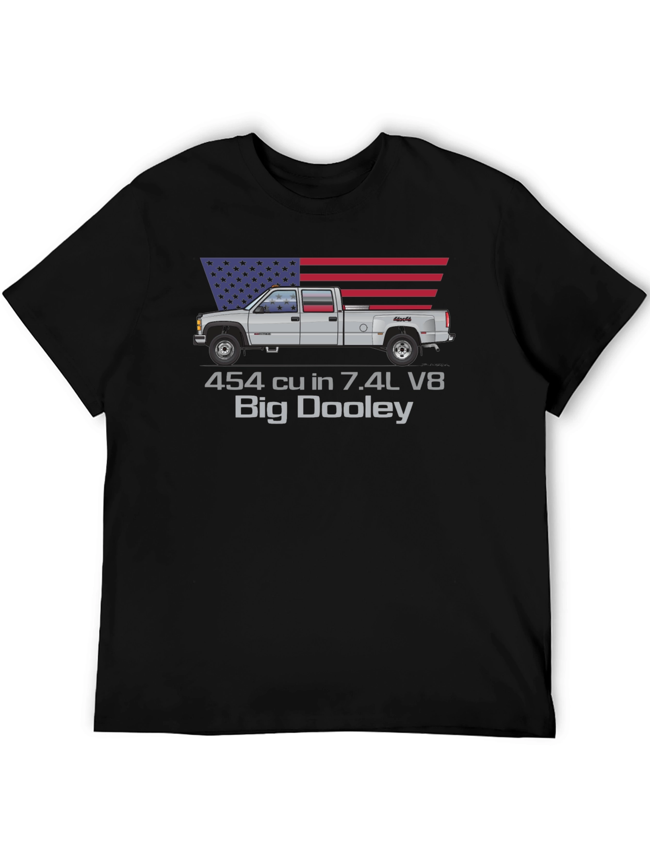 Big Dooley Truck Graphic Tee - Patriotic