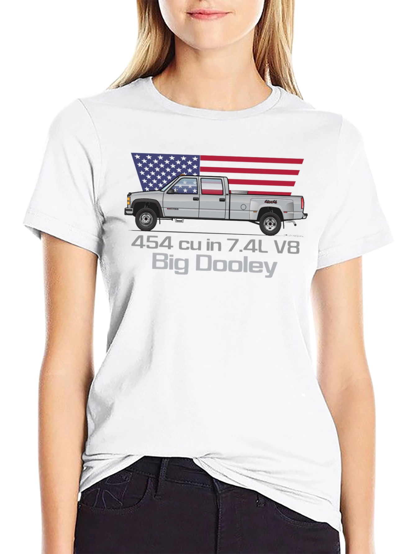 Big Dooley Truck Graphic Tee - Patriotic