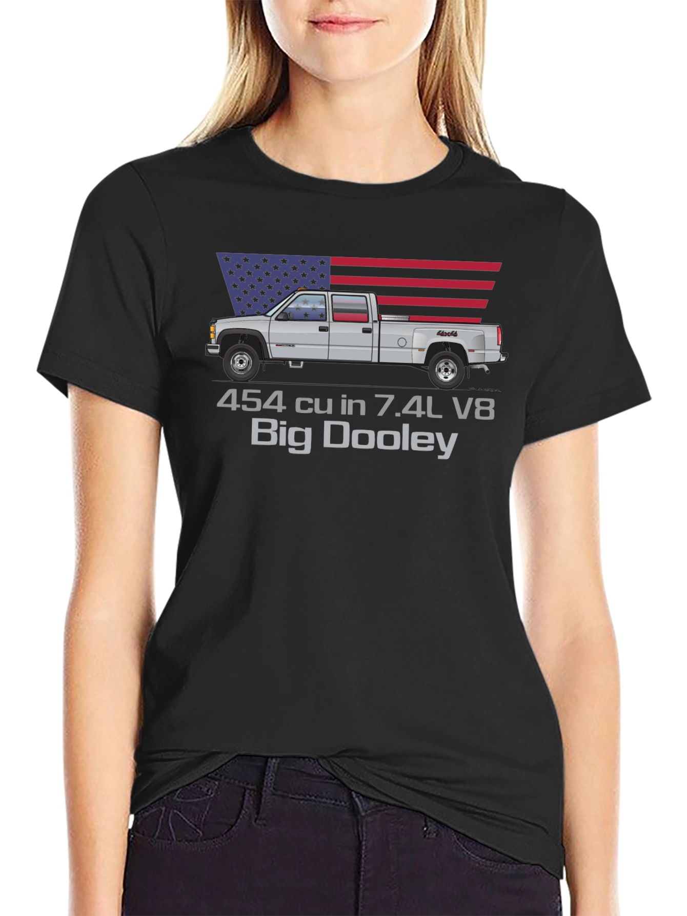Big Dooley Truck Graphic Tee - Patriotic