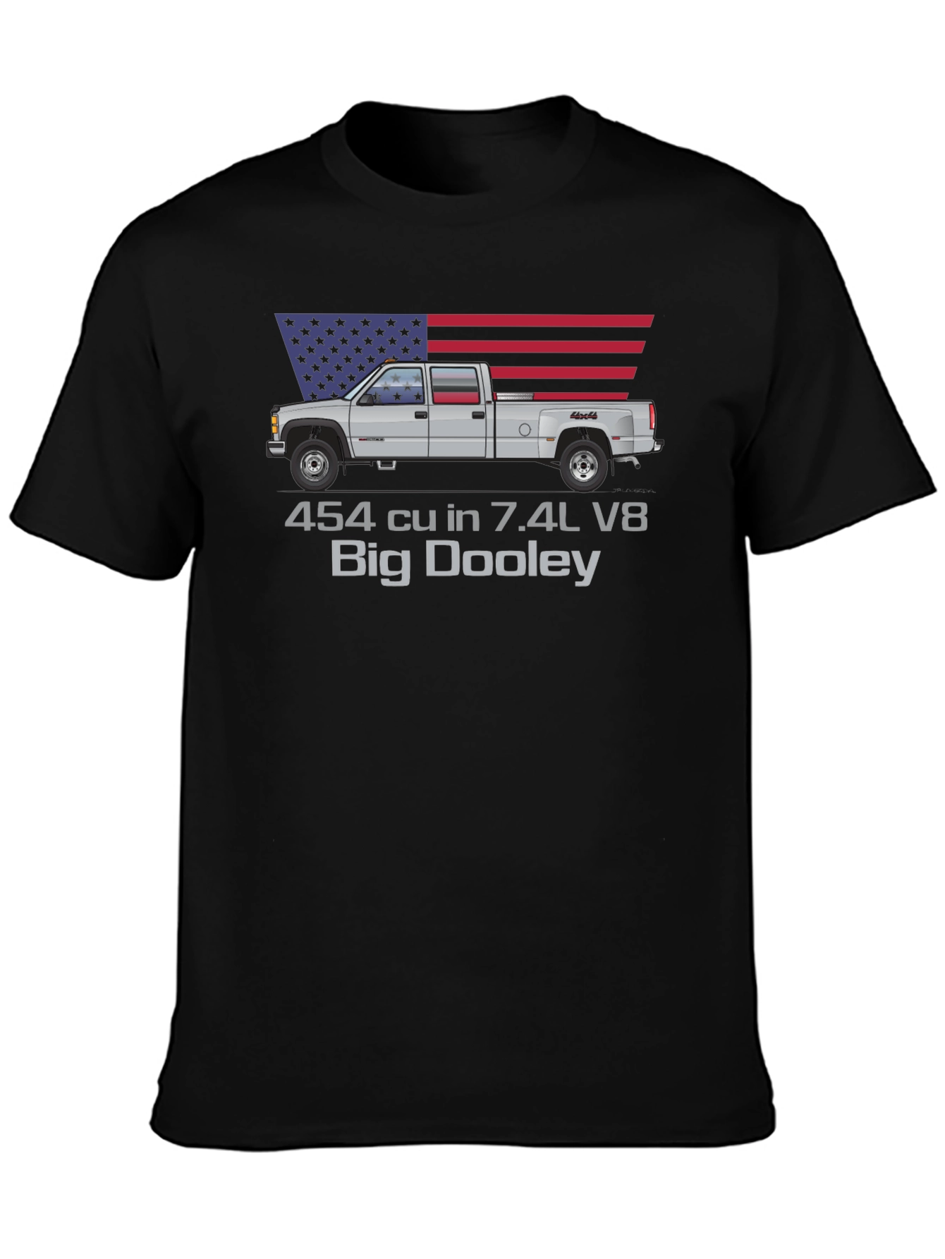 Big Dooley Truck Graphic Tee - Patriotic