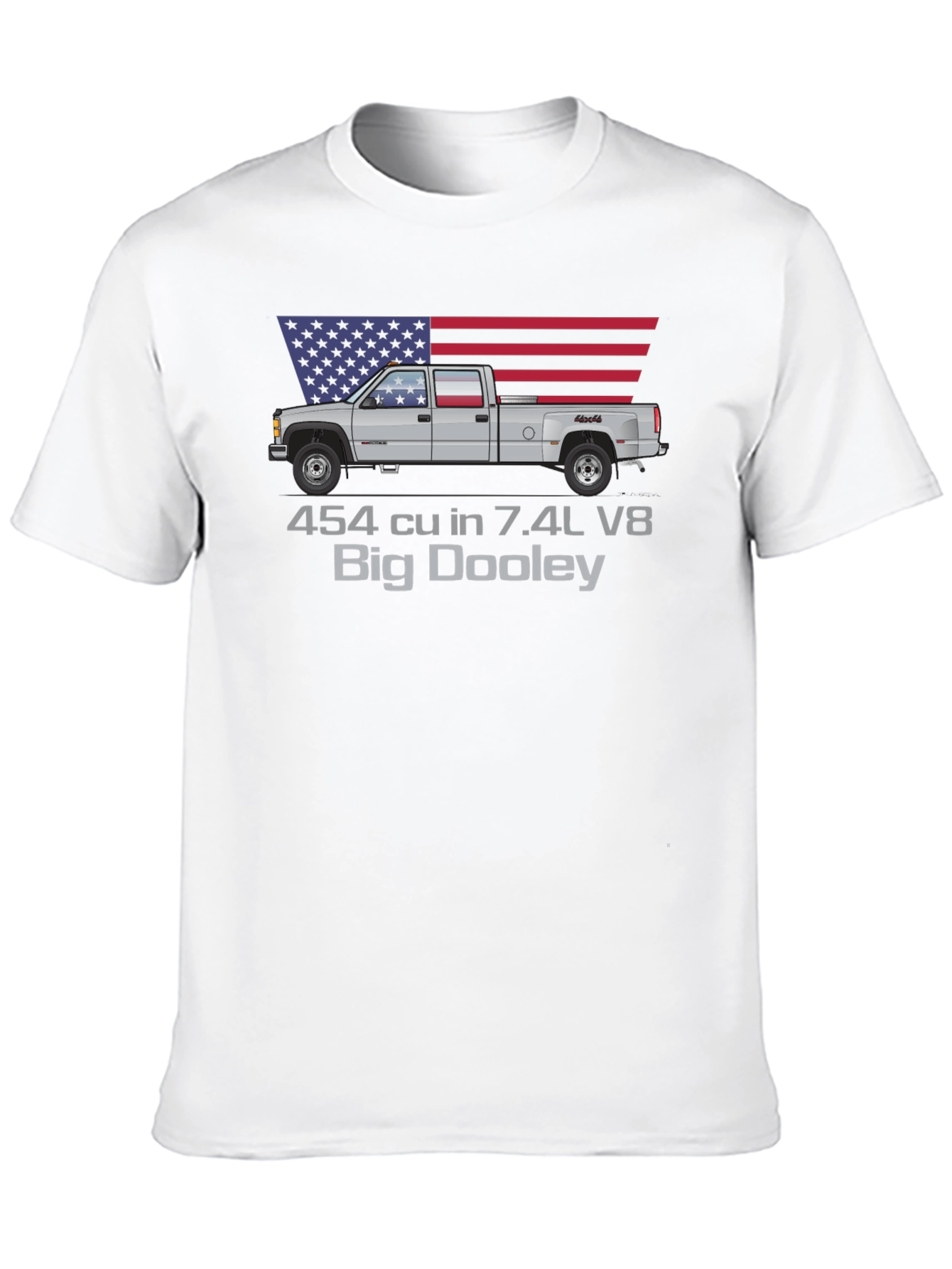 Big Dooley Truck Graphic Tee - Patriotic