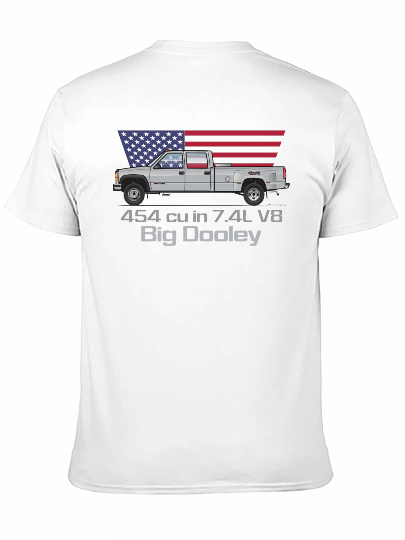 Big Dooley Truck Graphic Tee - Patriotic