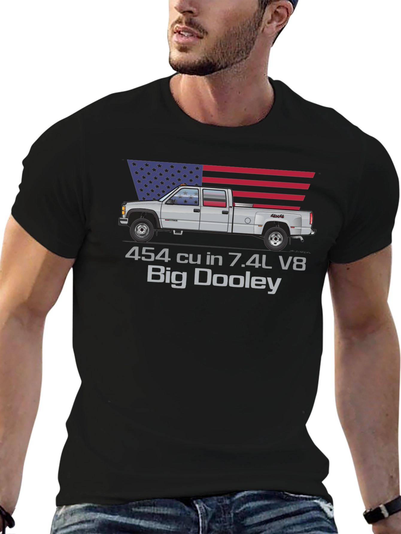 Big Dooley Truck Graphic Tee - Patriotic
