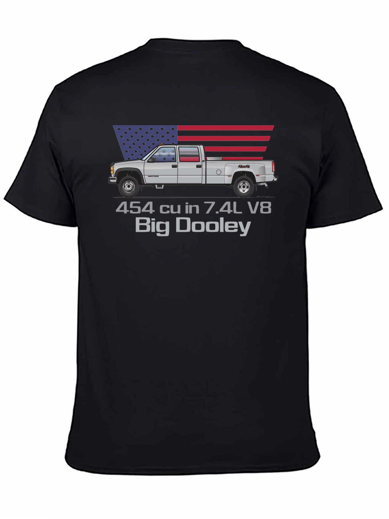 Big Dooley Truck Graphic Tee - Patriotic