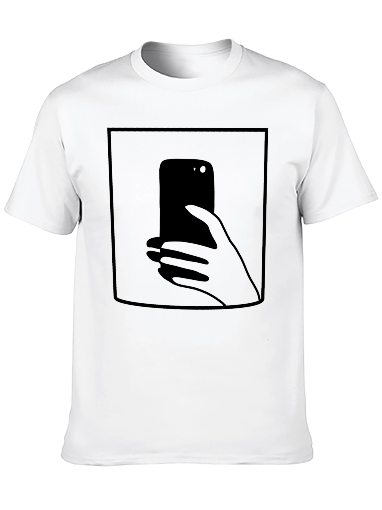 Selfie Time Black T-Shirt