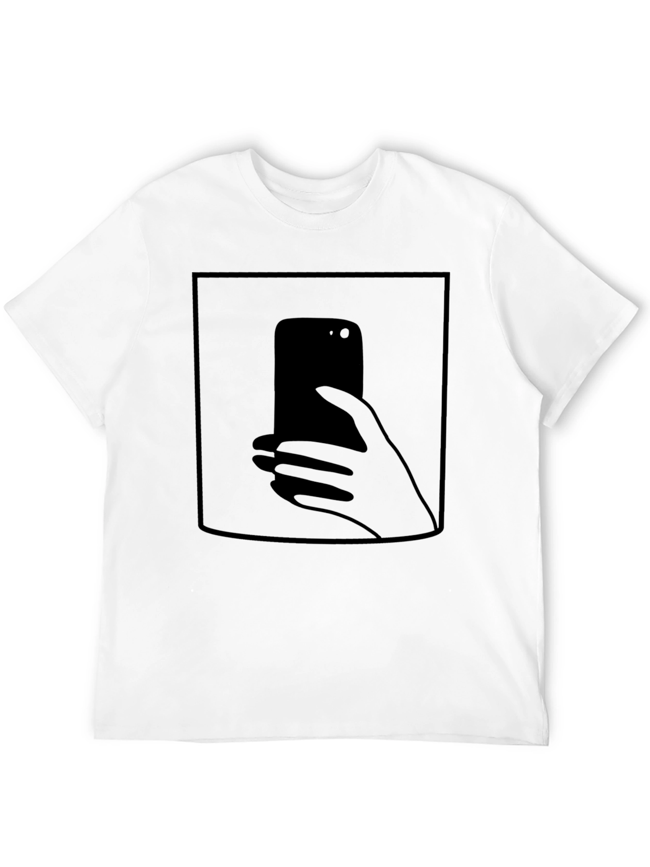 Selfie Time Black T-Shirt