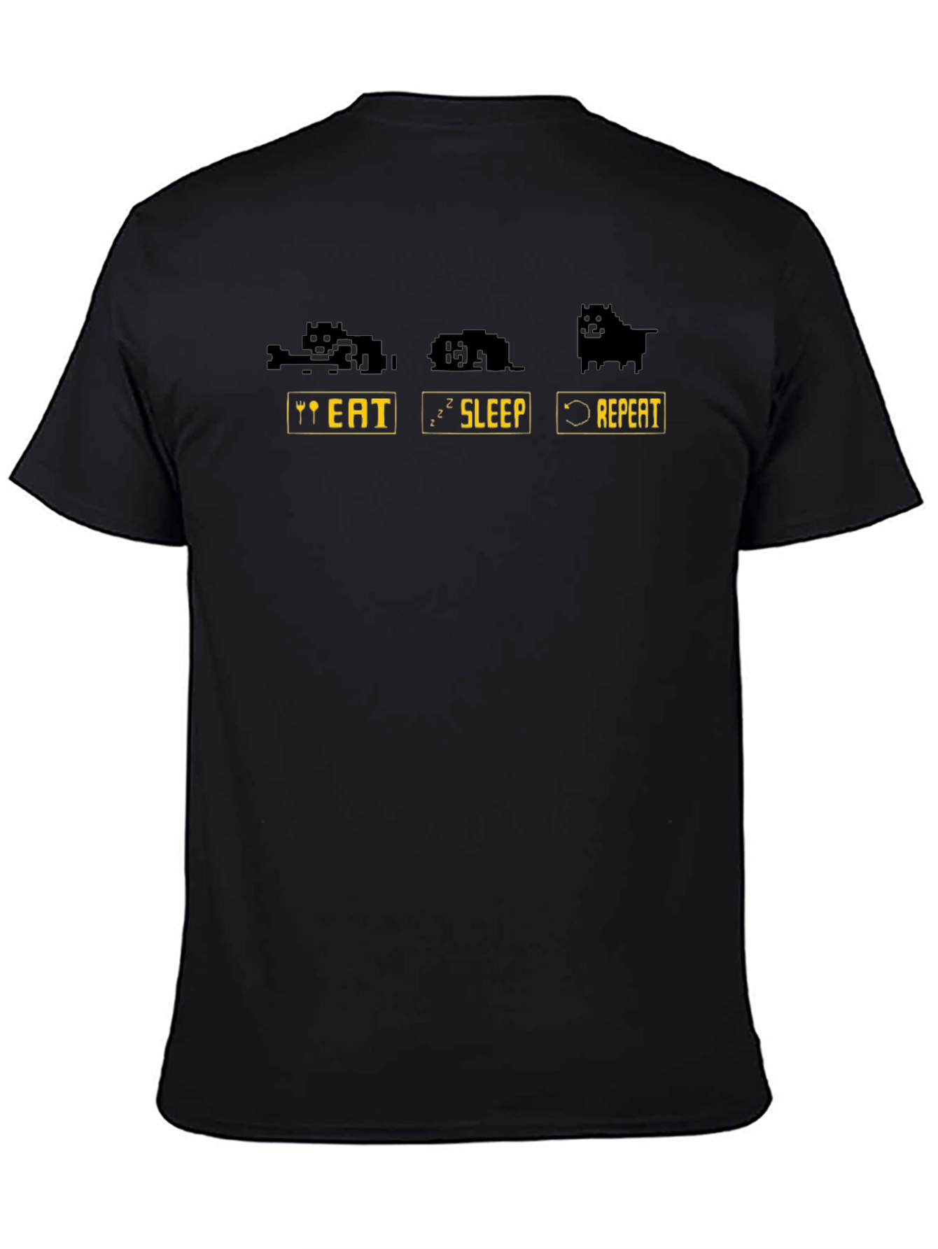 Eat Sleep Repeat Dog T-Shirt