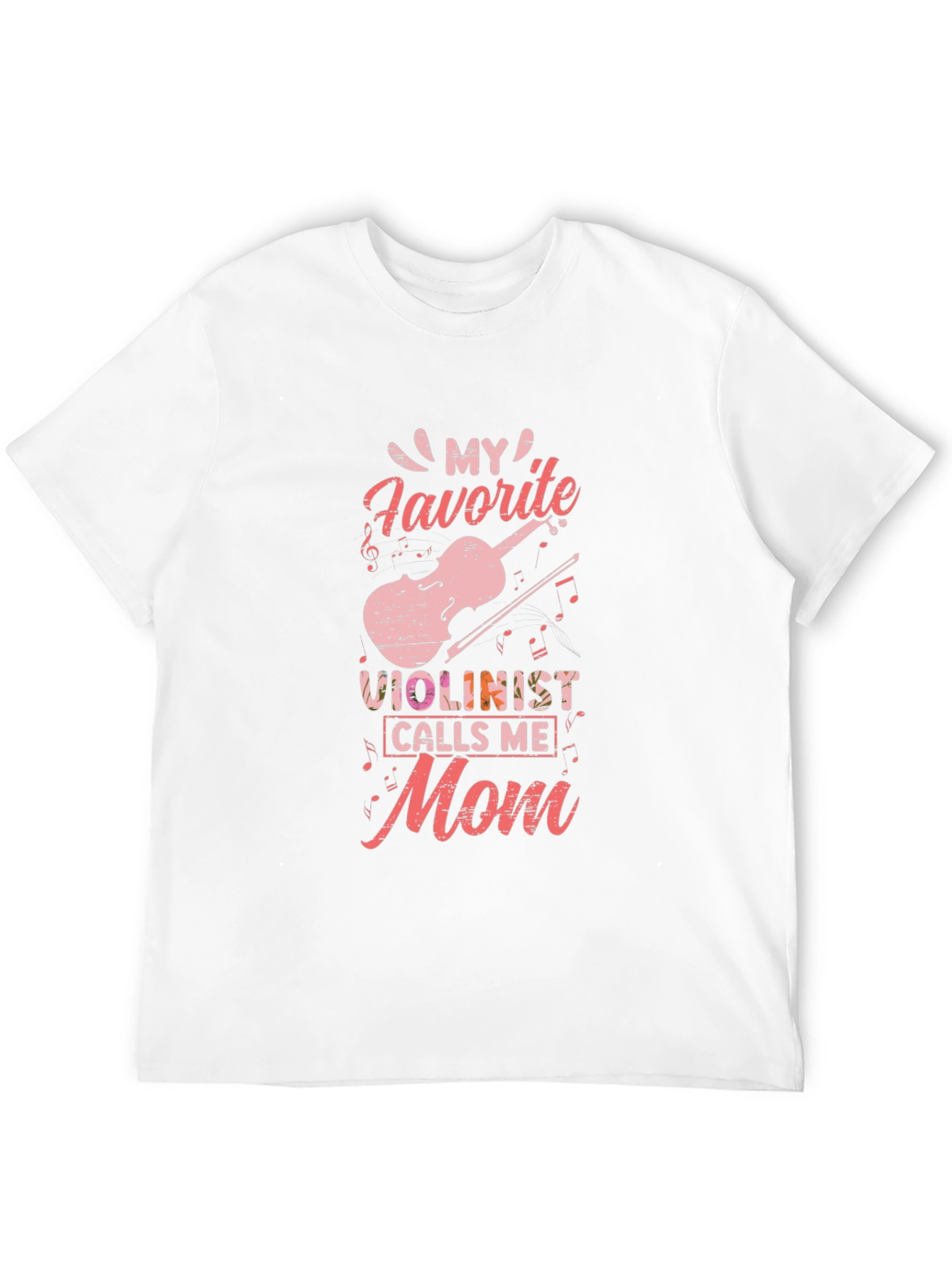 Violinist Mom T-Shirt - Black Cotton Tee