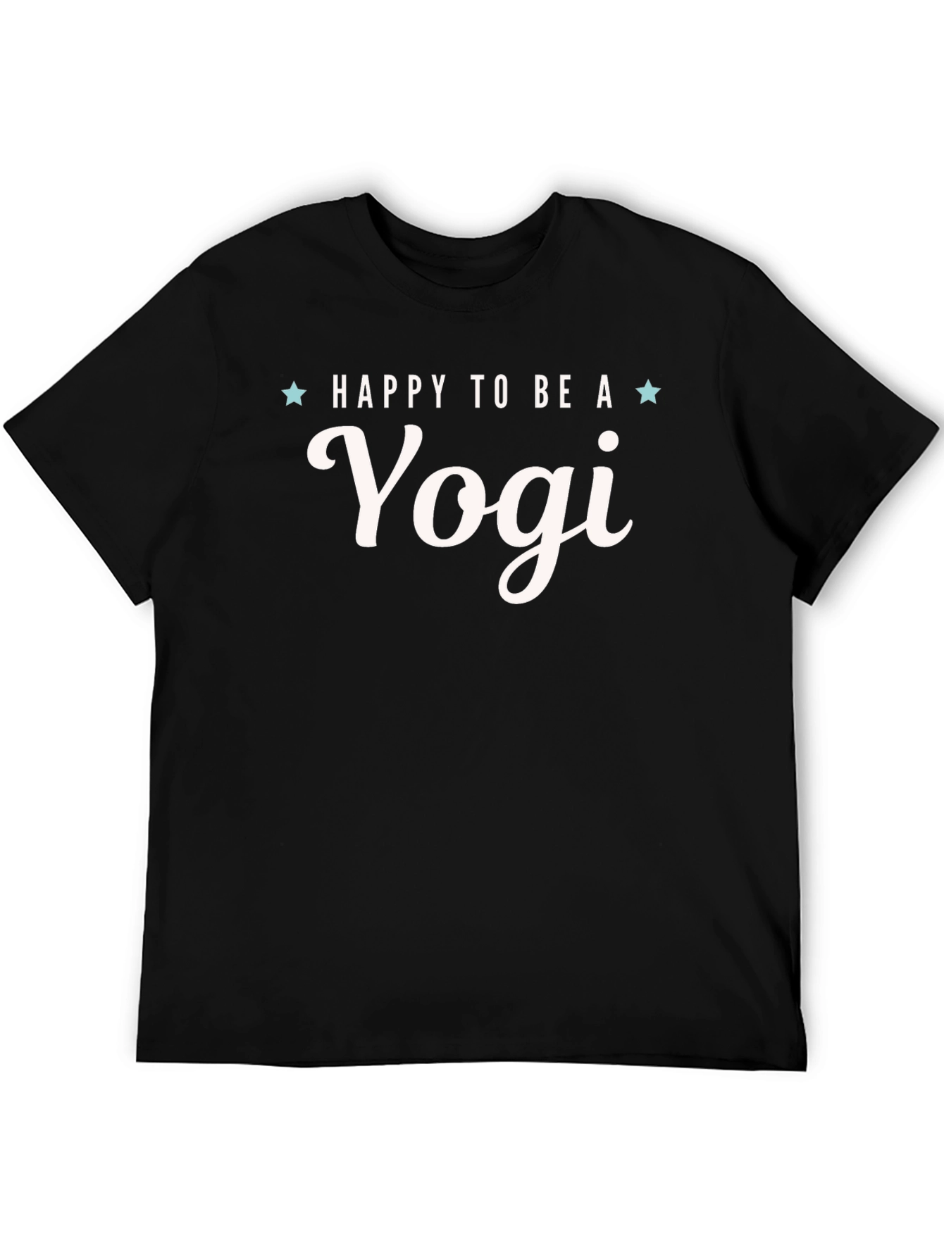 Happy to Be a Yogi Graphic T-Shirt