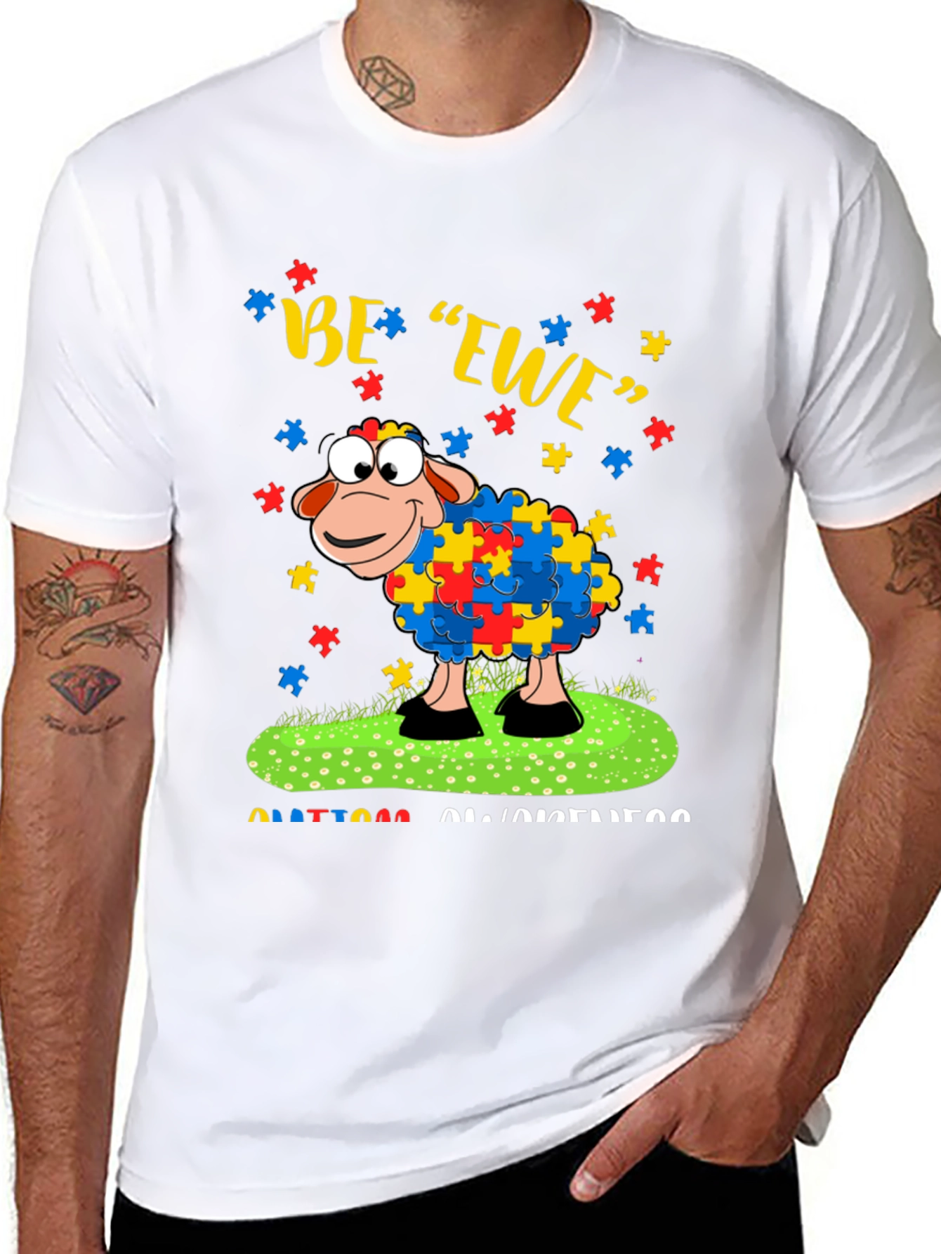 Autism Awareness Sheep T-Shirt