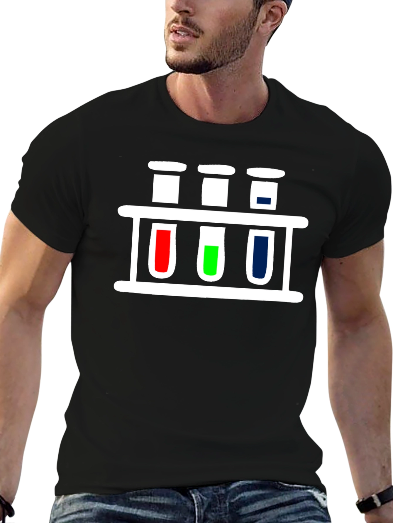 Science Test Tube Graphic Tee