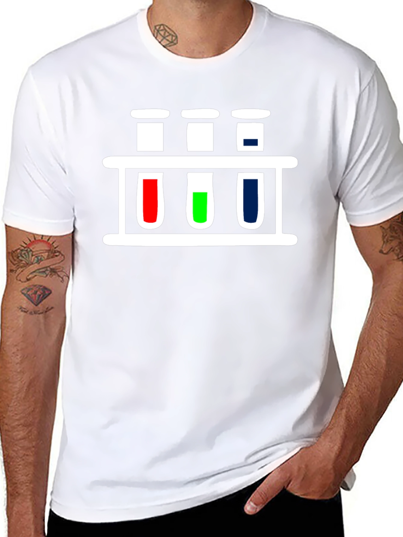 Science Test Tube Graphic Tee
