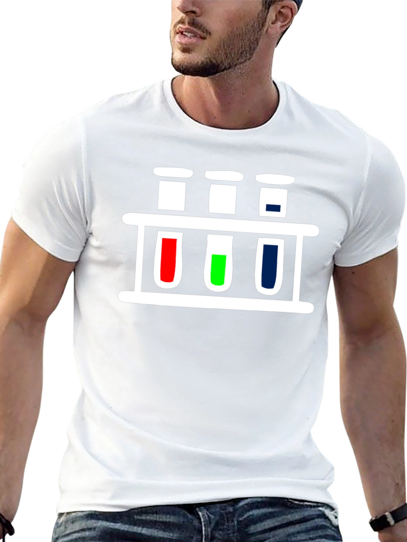 Science Test Tube Graphic Tee