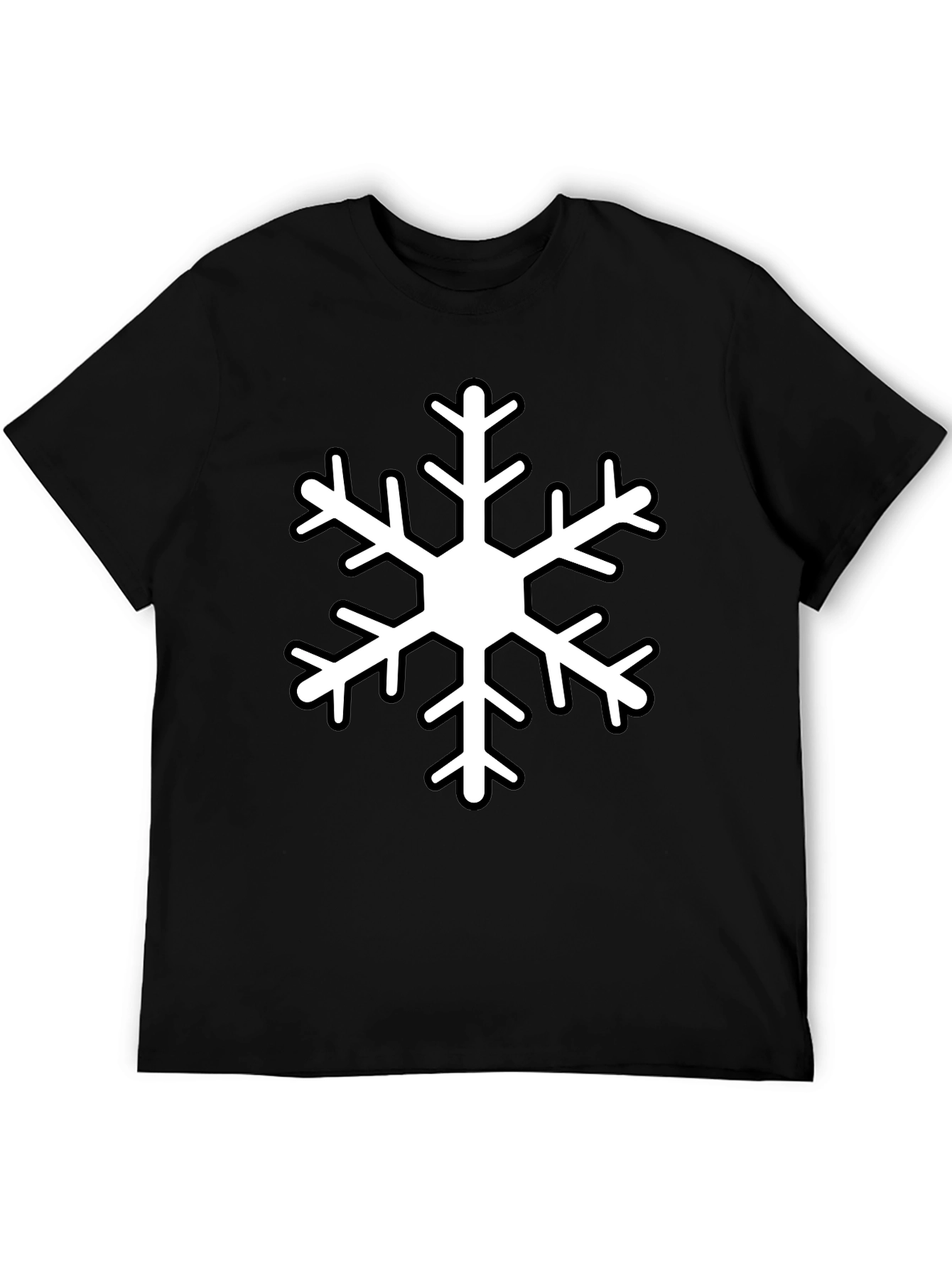 Snowflake Graphic Tee - Winter Holiday Apparel
