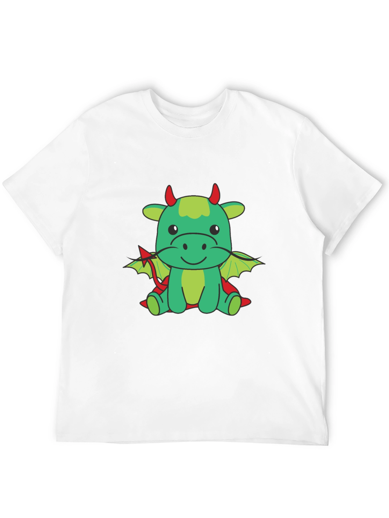 Cute Cartoon Dragon Graphic Tee