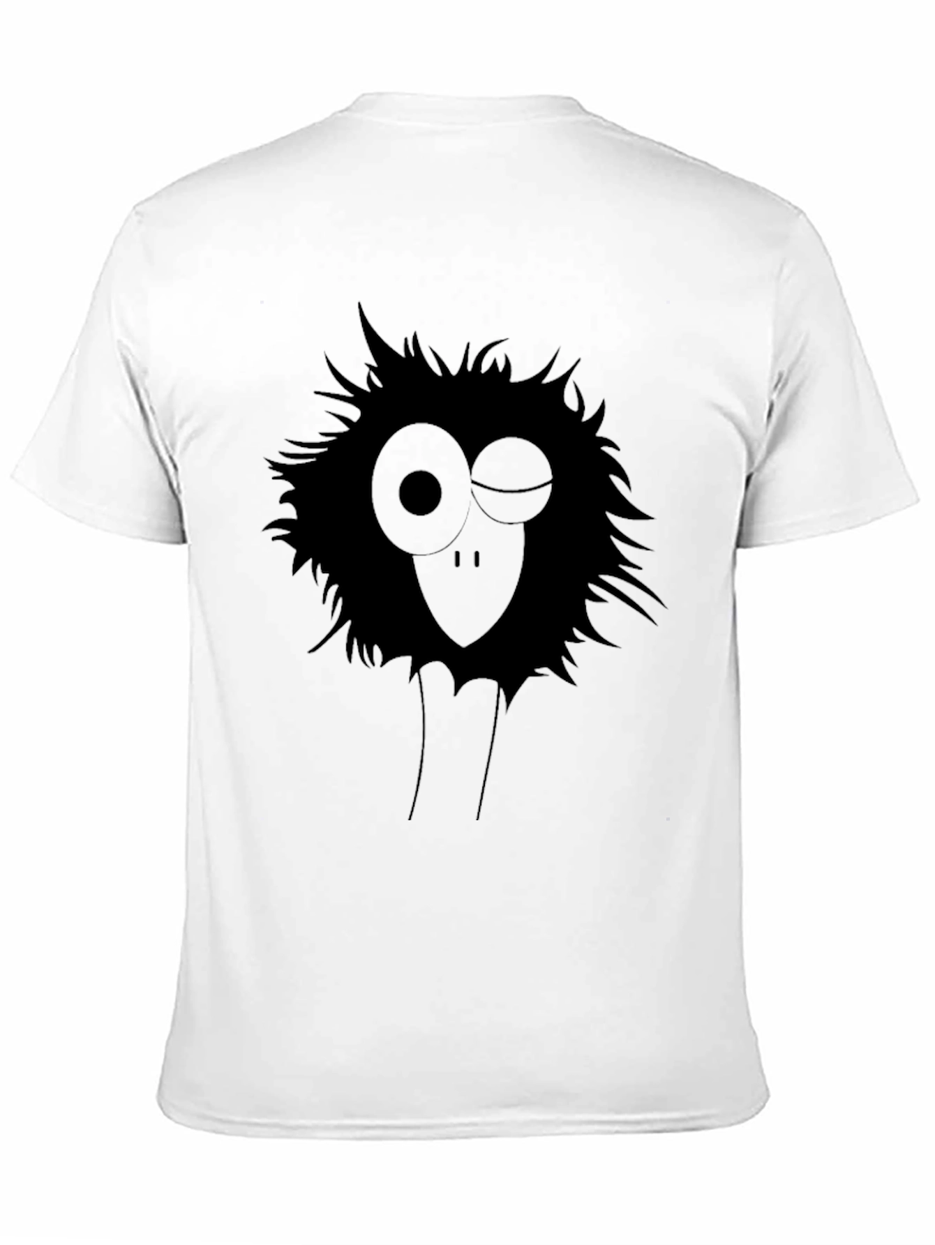 Winking Bird Graphic Black T-Shirt
