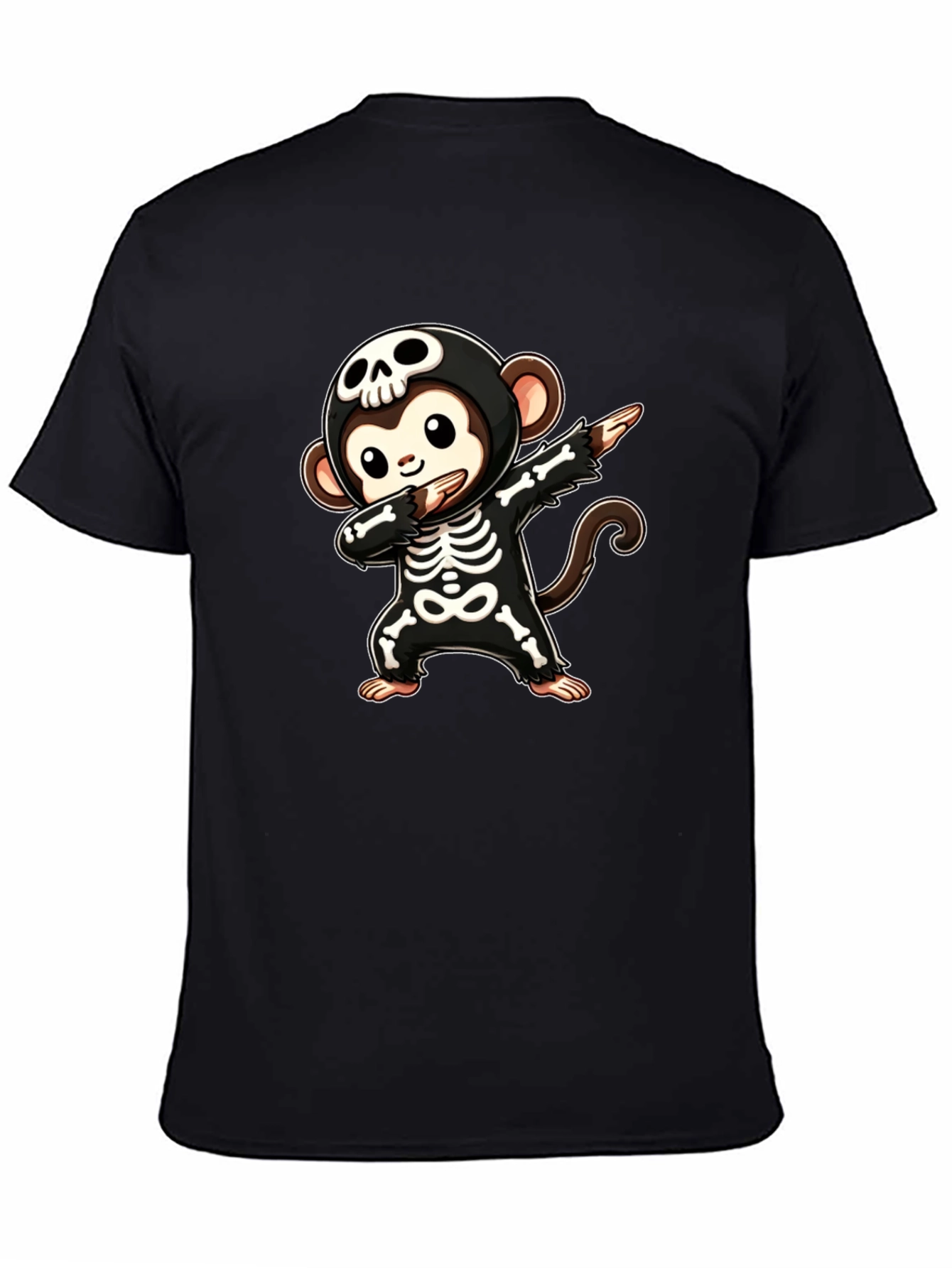 Skeleton Monkey Dabbing T-Shirt