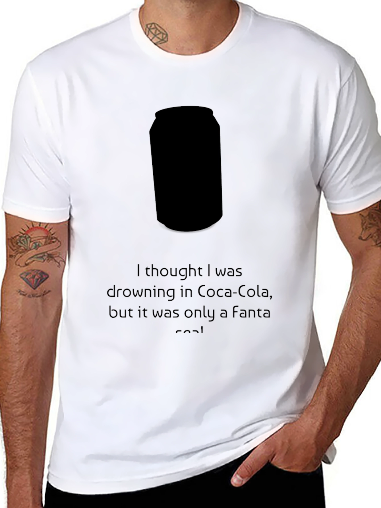 Funny T-Shirt: Coca-Cola vs Fanta