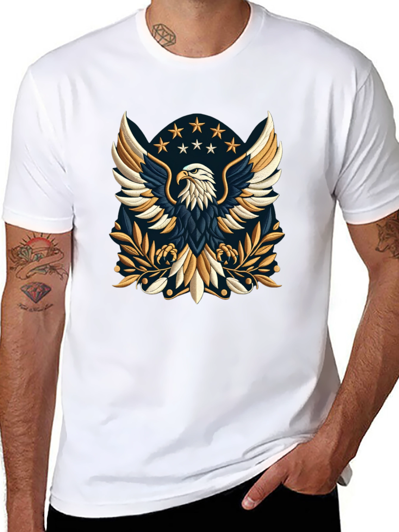 Eagle USA Patriotic Graphic Tee