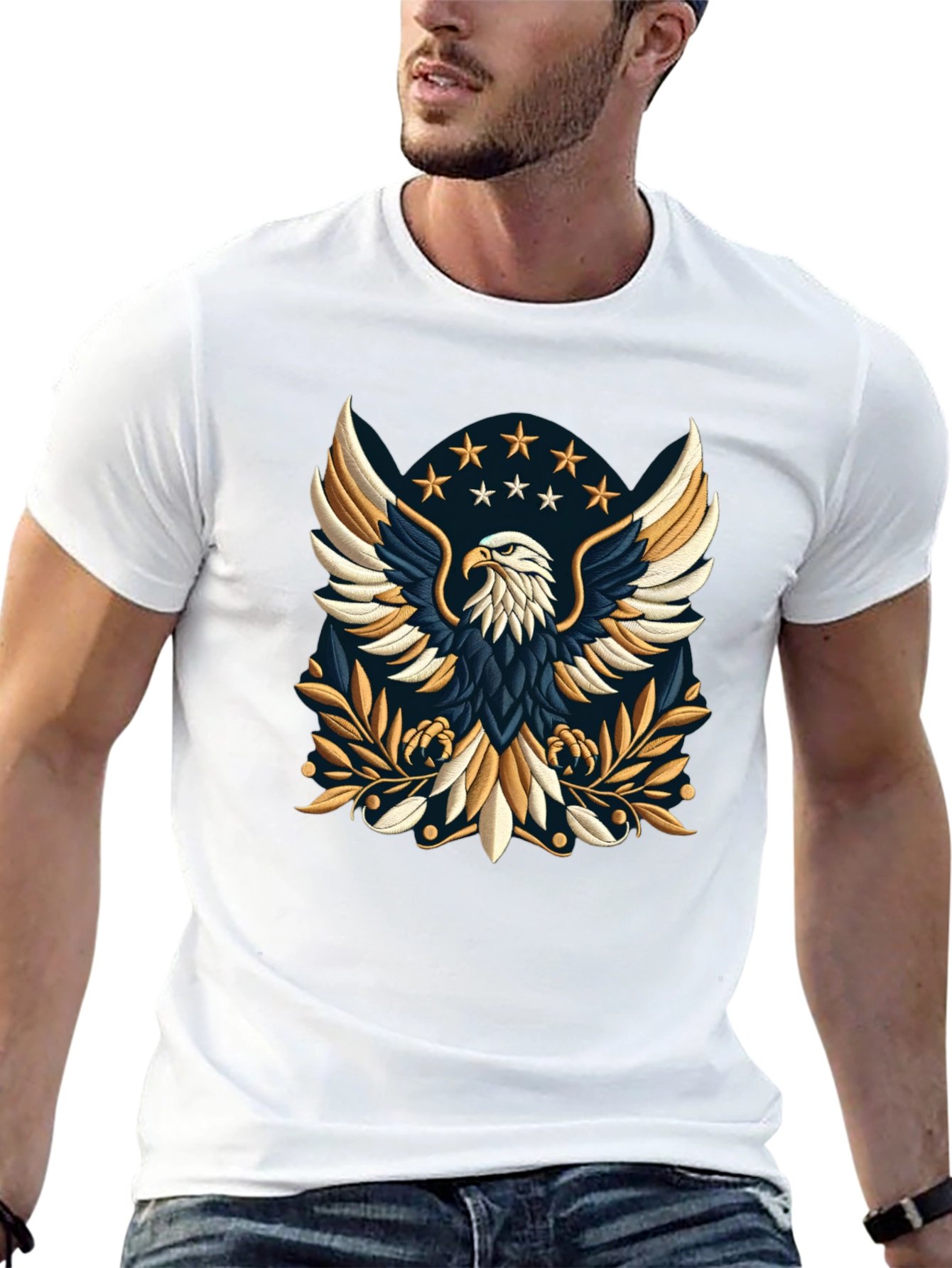 Eagle USA Patriotic Graphic Tee