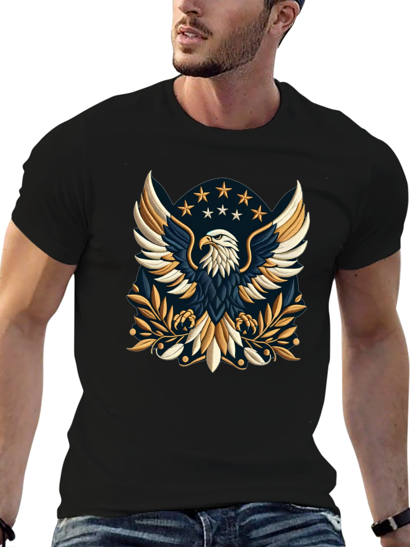 Eagle USA Patriotic Graphic Tee