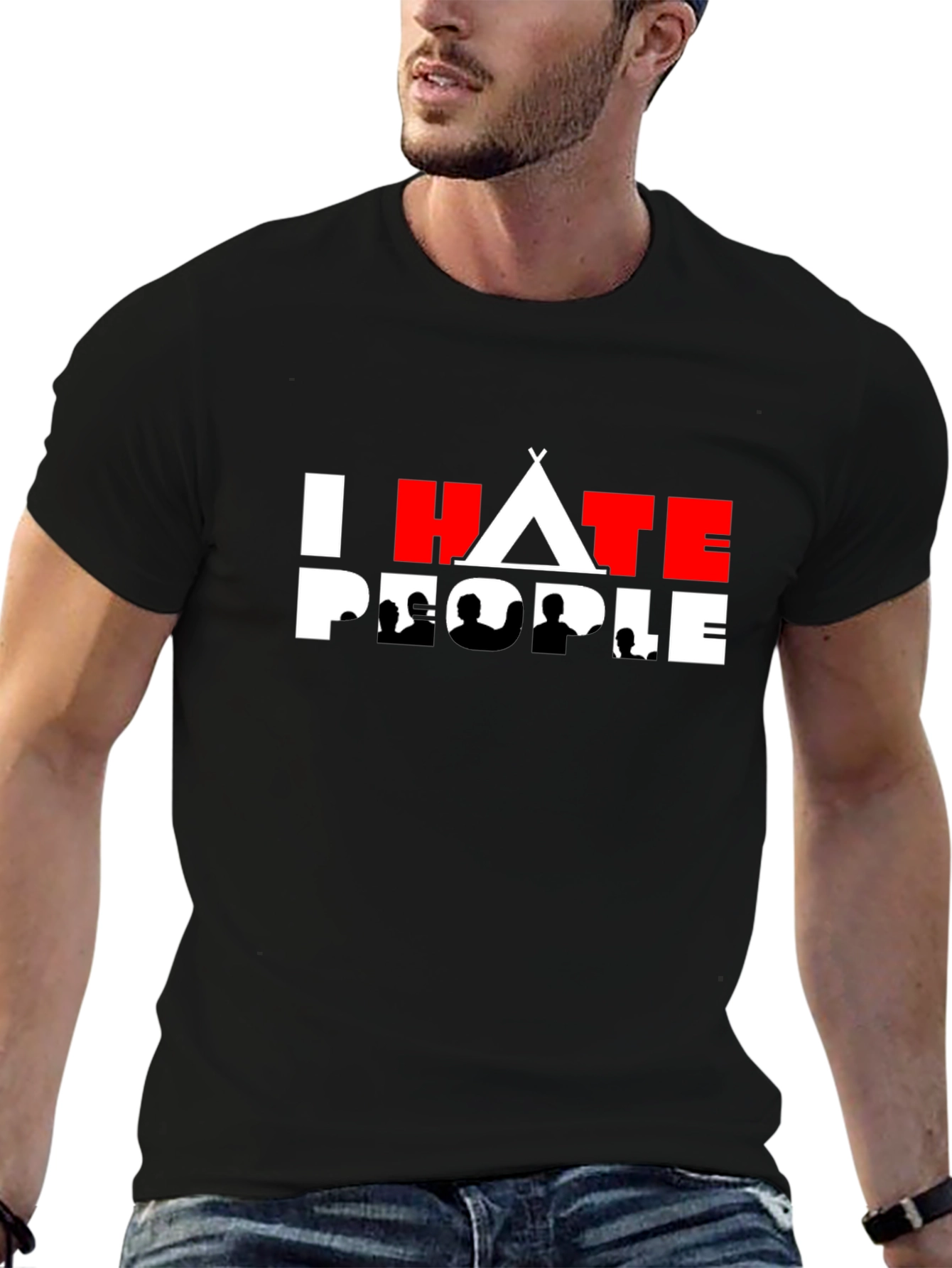 I Hate People T-Shirt - Anti-Social Tee