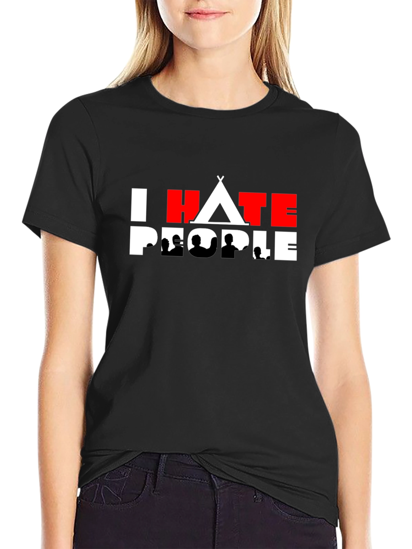 I Hate People T-Shirt - Anti-Social Tee