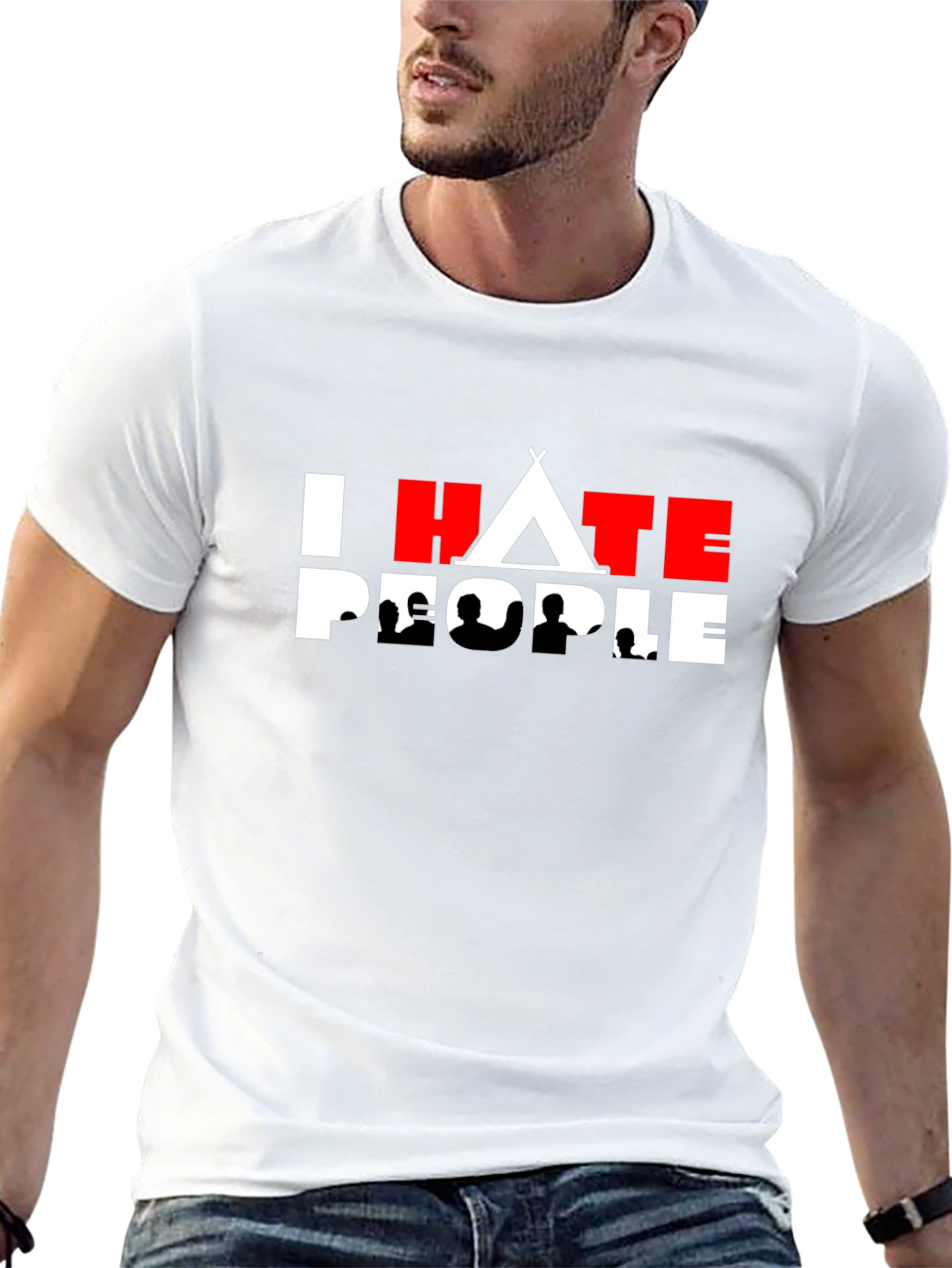 I Hate People T-Shirt - Anti-Social Tee
