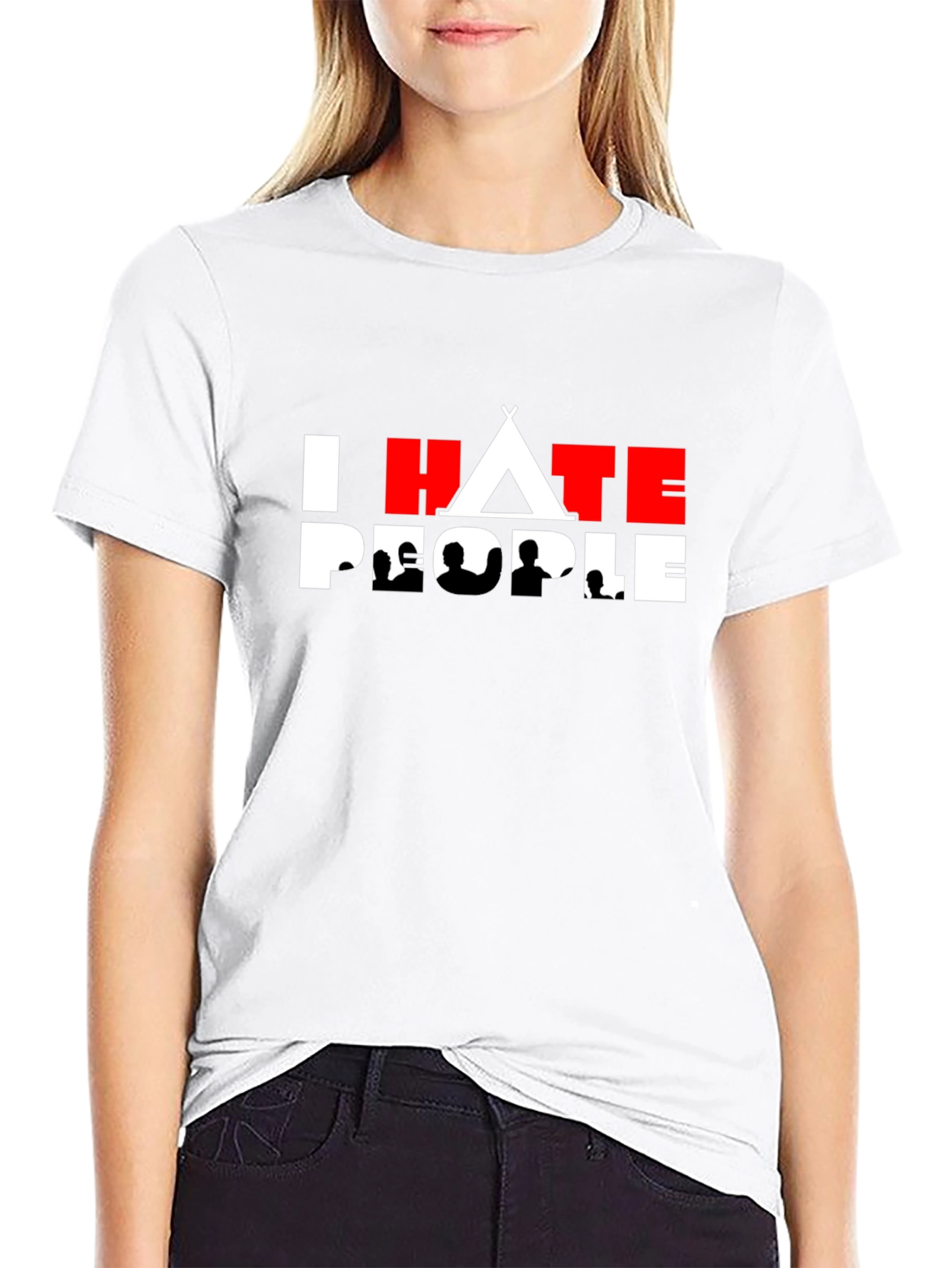 I Hate People T-Shirt - Anti-Social Tee