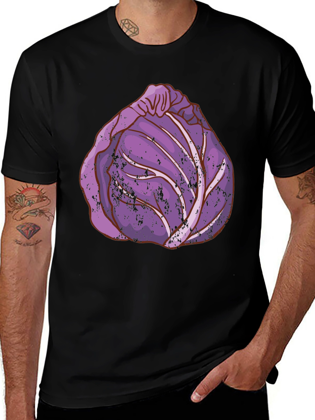 Red Cabbage Graphic T-Shirt